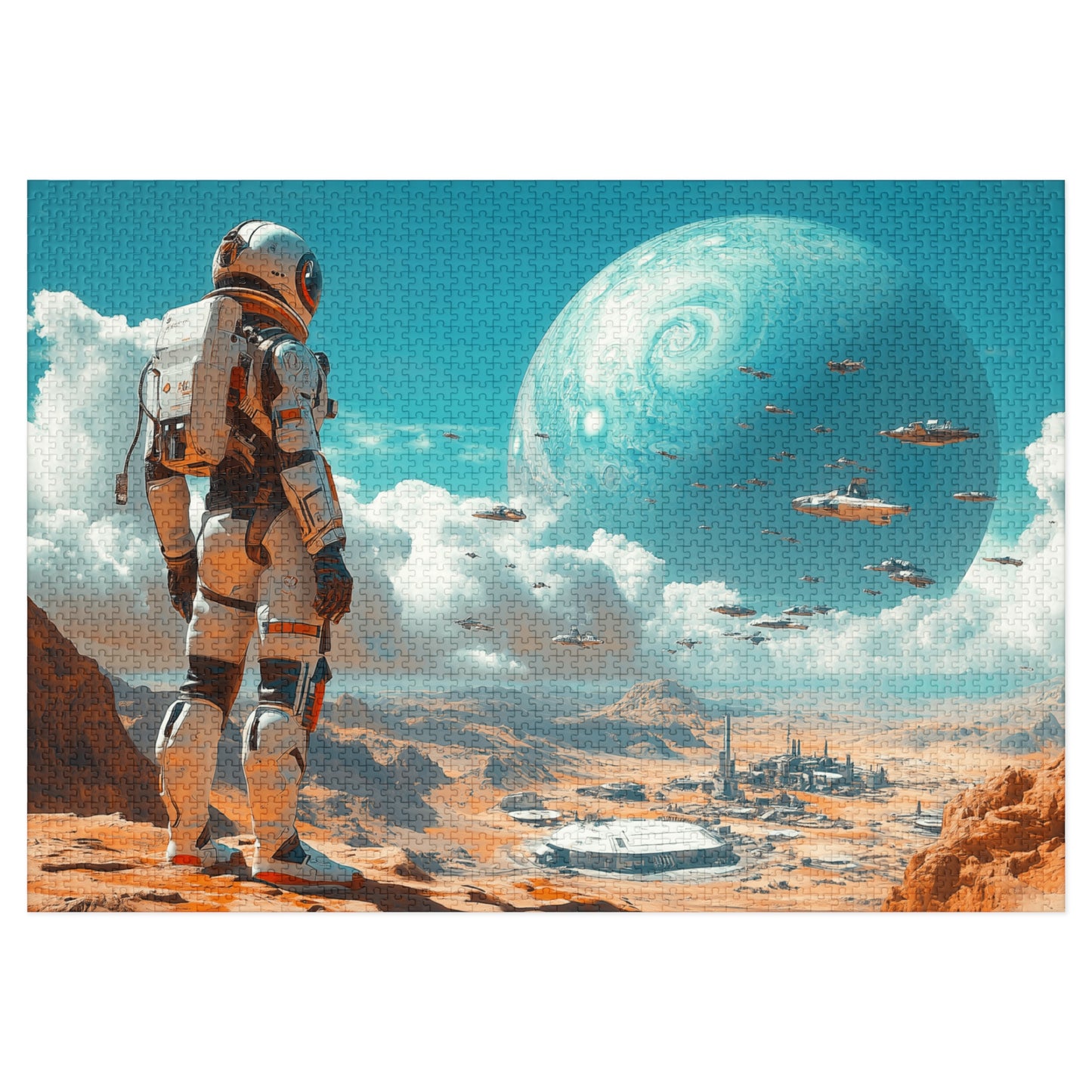 The Spaceport - 2000-Piece Jigsaw Puzzle