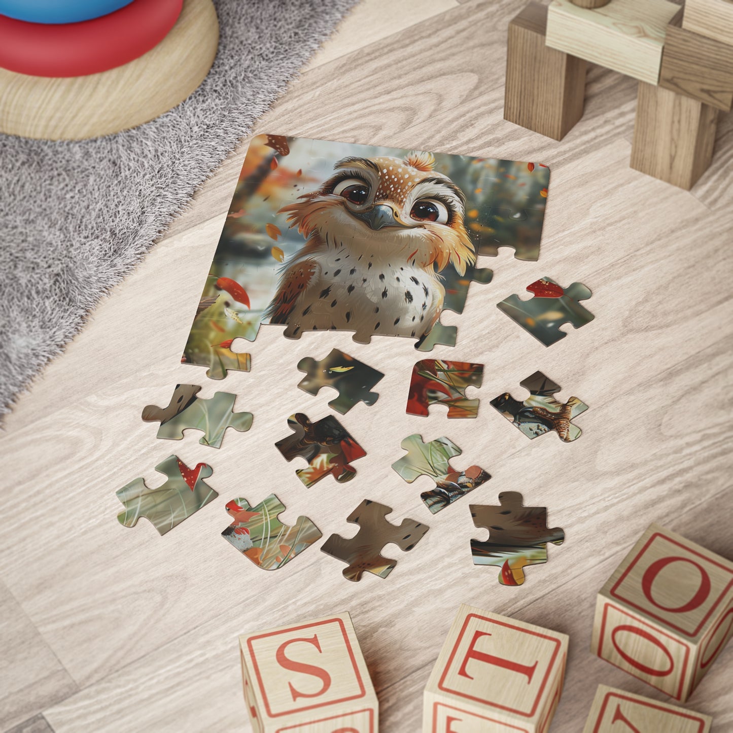 Delta The Baby Falcon - 30-Piece Kids Jigsaw Puzzle