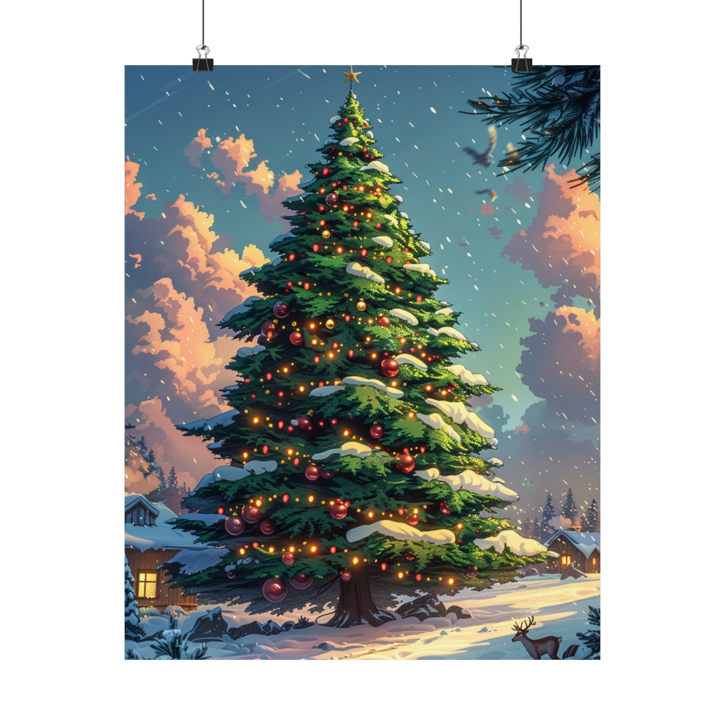 Christmas Village - Physical Print Stunning Premium Poster