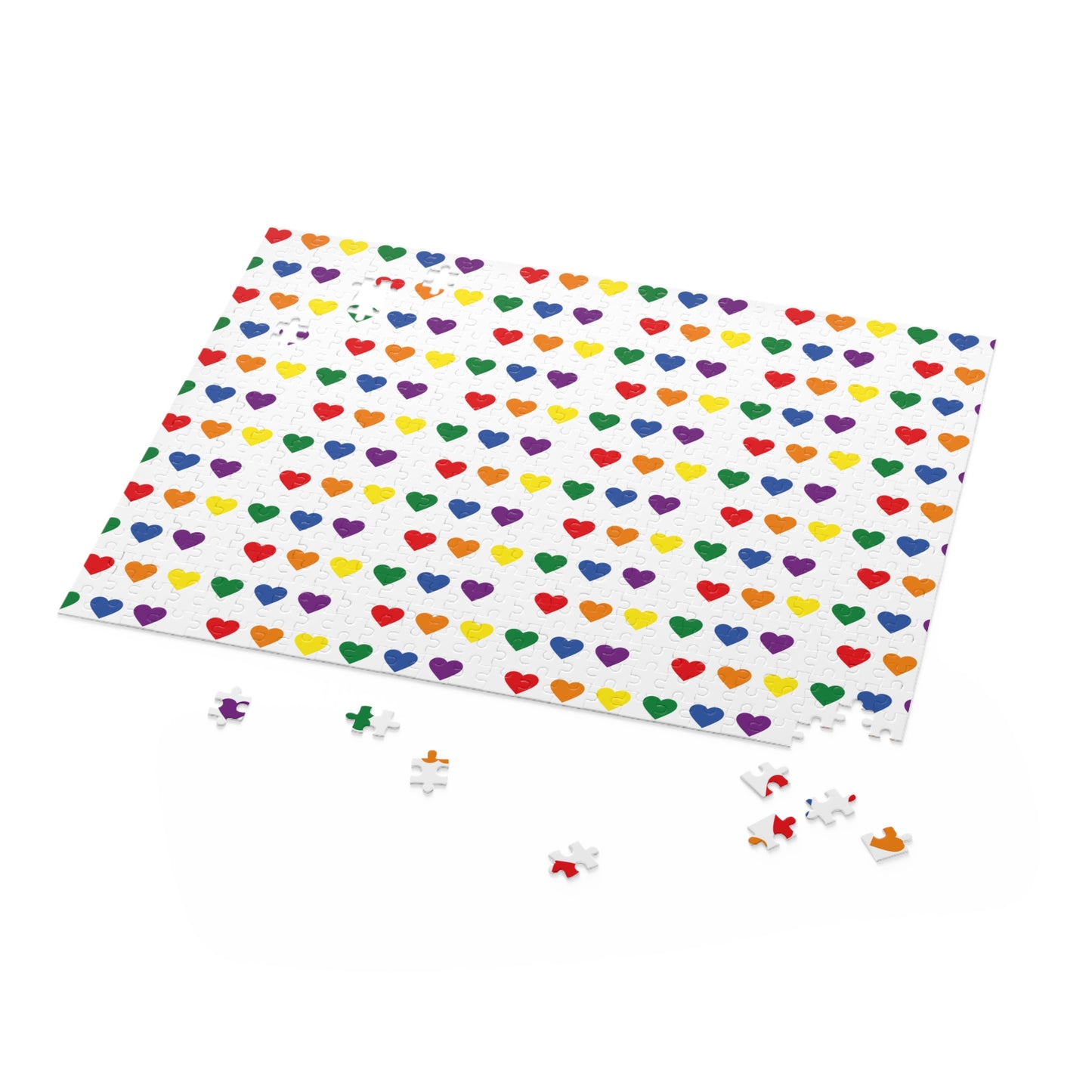 Rainbow Hearts - 500-Piece Jigsaw Puzzle