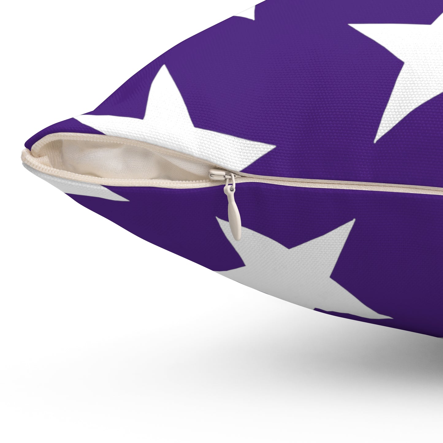 White Stars on Purple - Pillowcase & Pillow