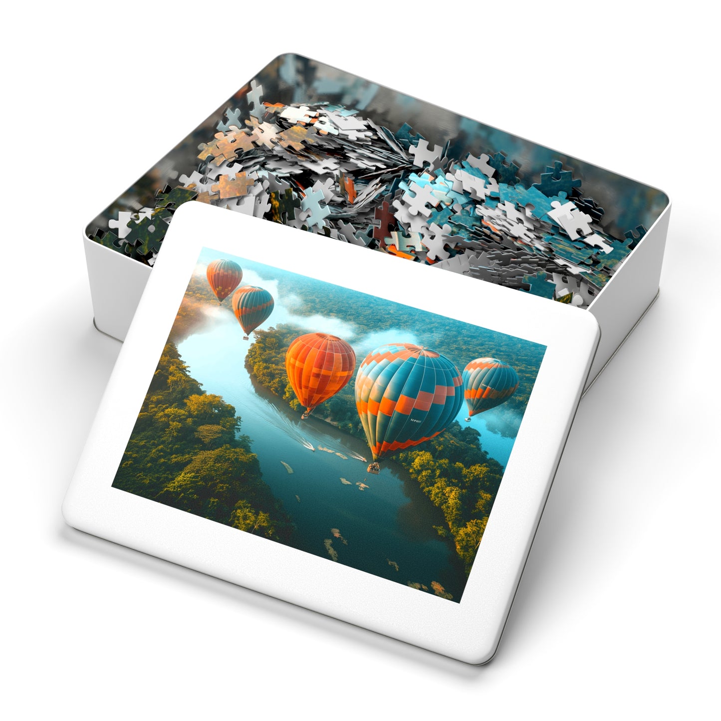 Hot Air Balloons over the Amazon - 2000-Piece Jigsaw Puzzle