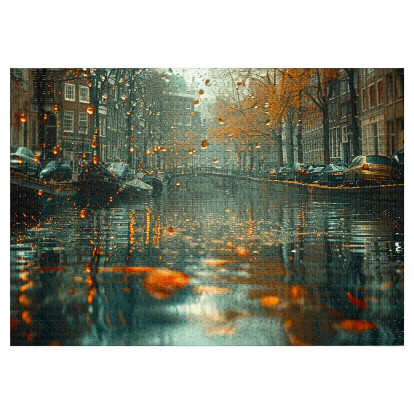 Amsterdam Canal - 2000-Piece Jigsaw Puzzle