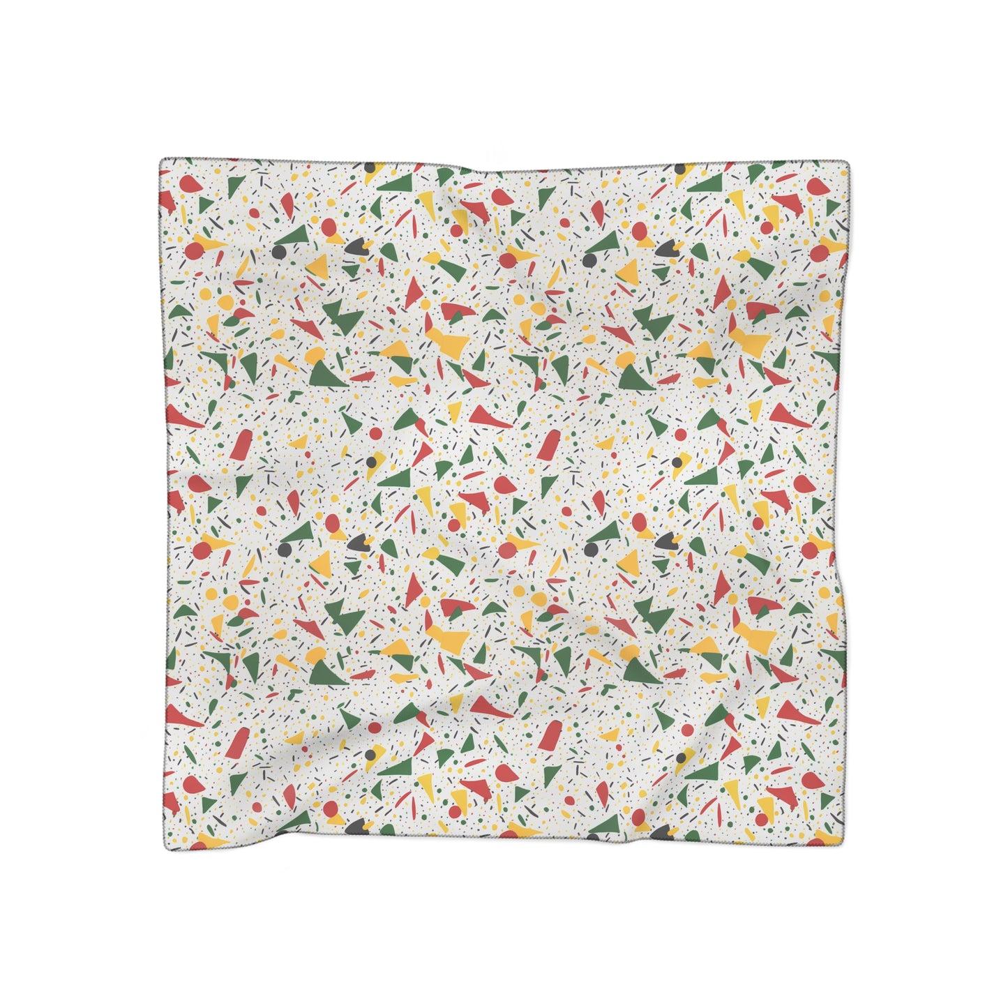 Confetti Green Yellow Red Mix Scarf