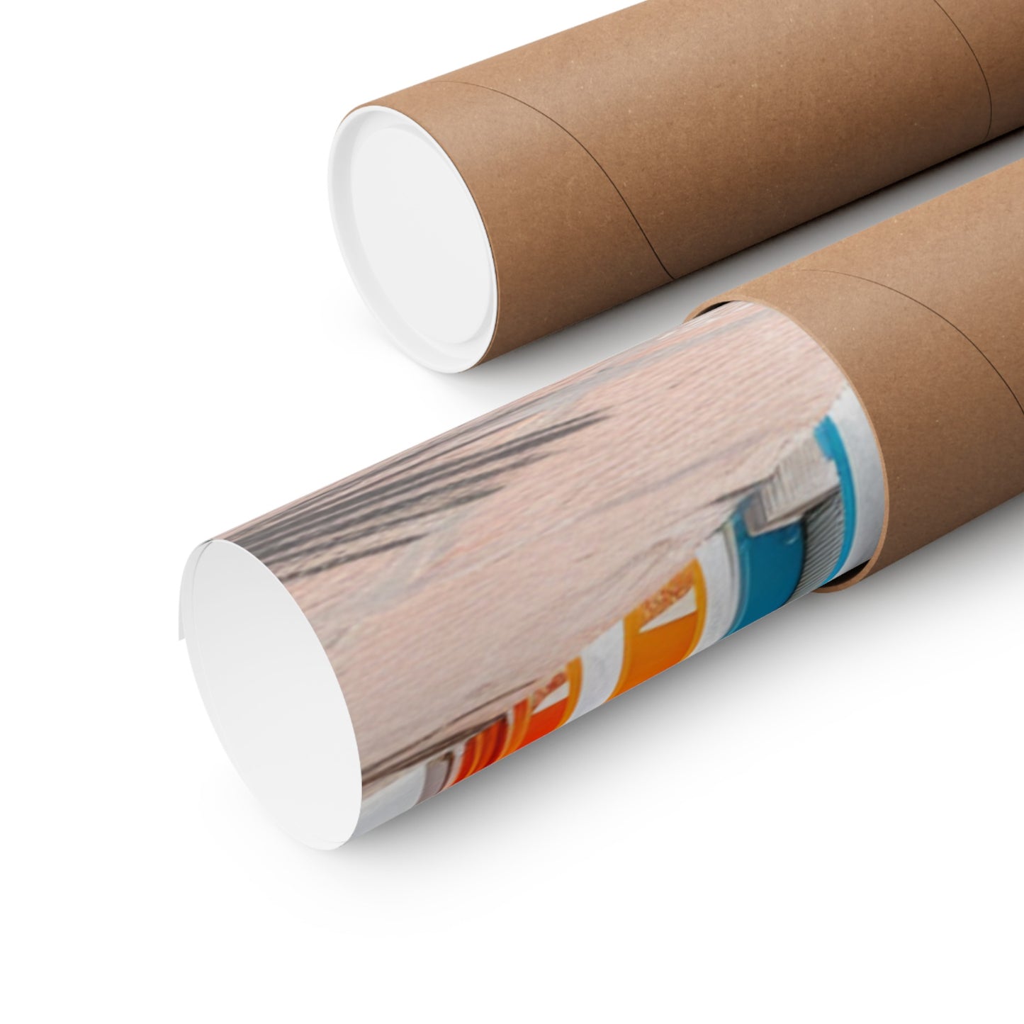 Mediterranean Homes - Physical Print Stunning Premium Poster