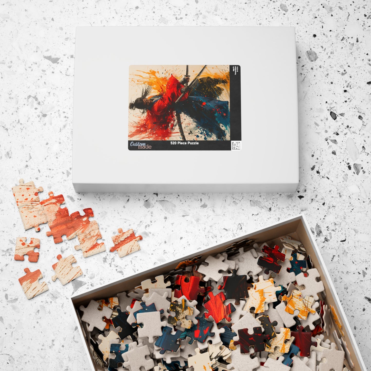 The Ronin - Premium Puzzle Available in 110, 252, or 520 Pieces for Puzzle Lovers