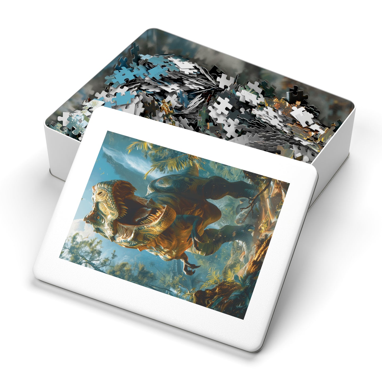 Dinosaur Charging Trex - 2000-Piece Jigsaw Puzzle