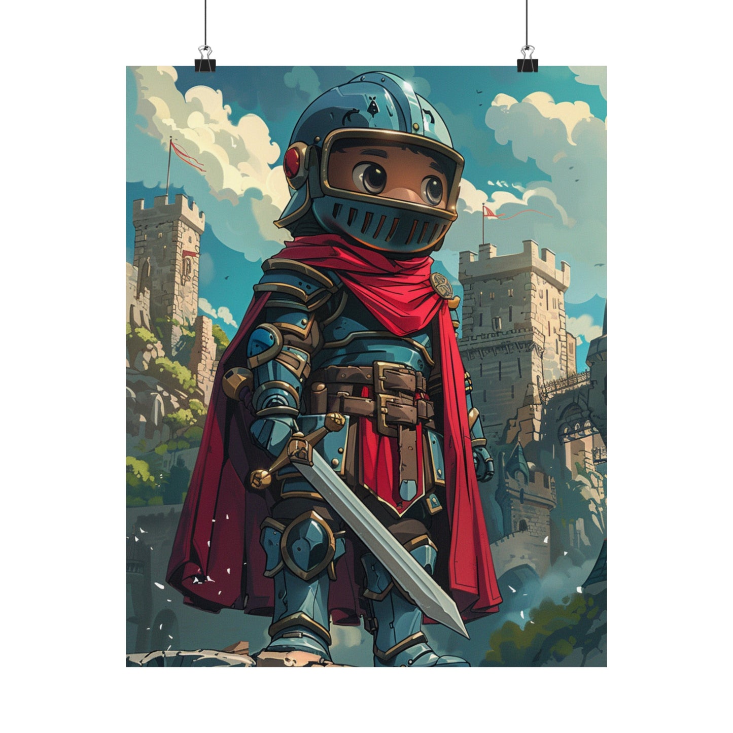 A Noble Knight - Physical Print Stunning Premium Poster