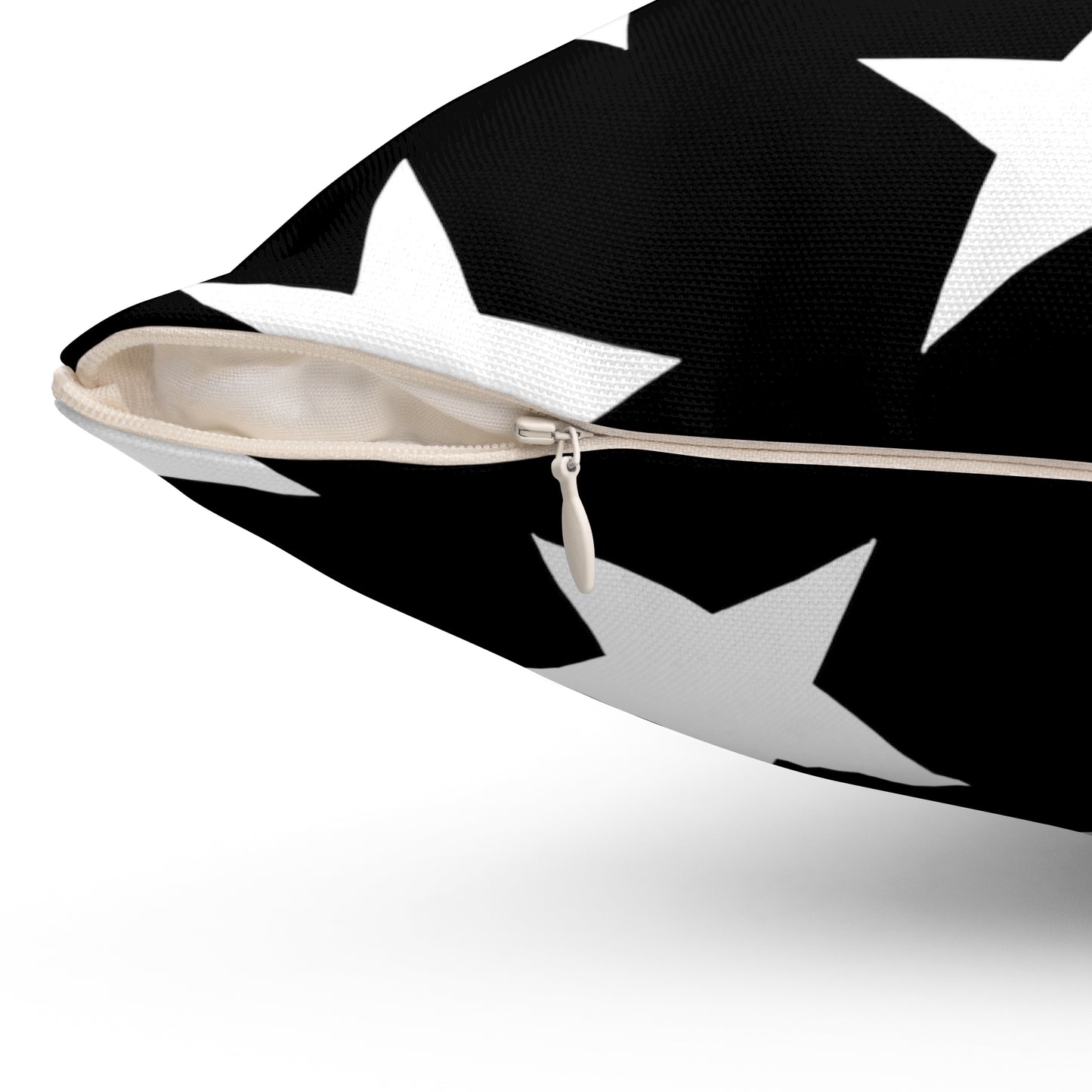 White Stars on Black - Pillowcase & Pillow