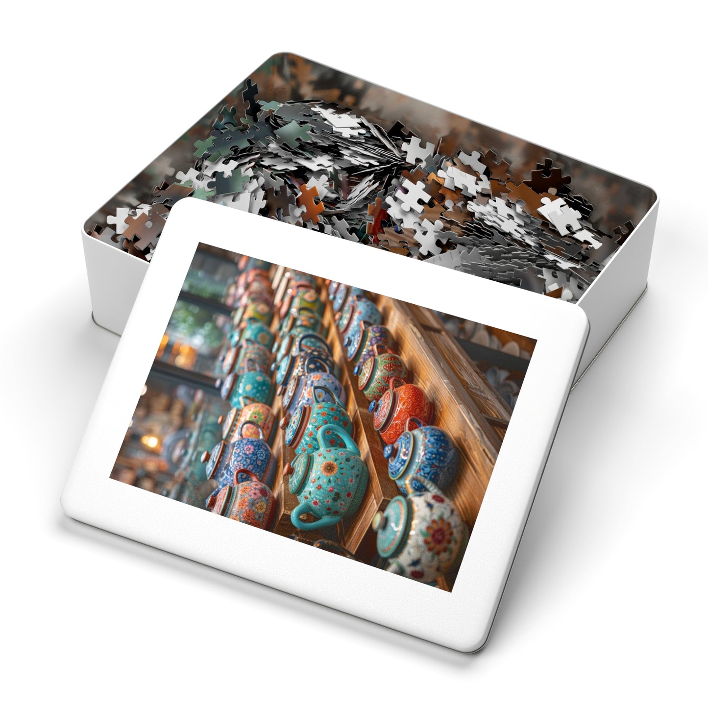 Tea Pots - 2000-Piece Jigsaw Puzzle