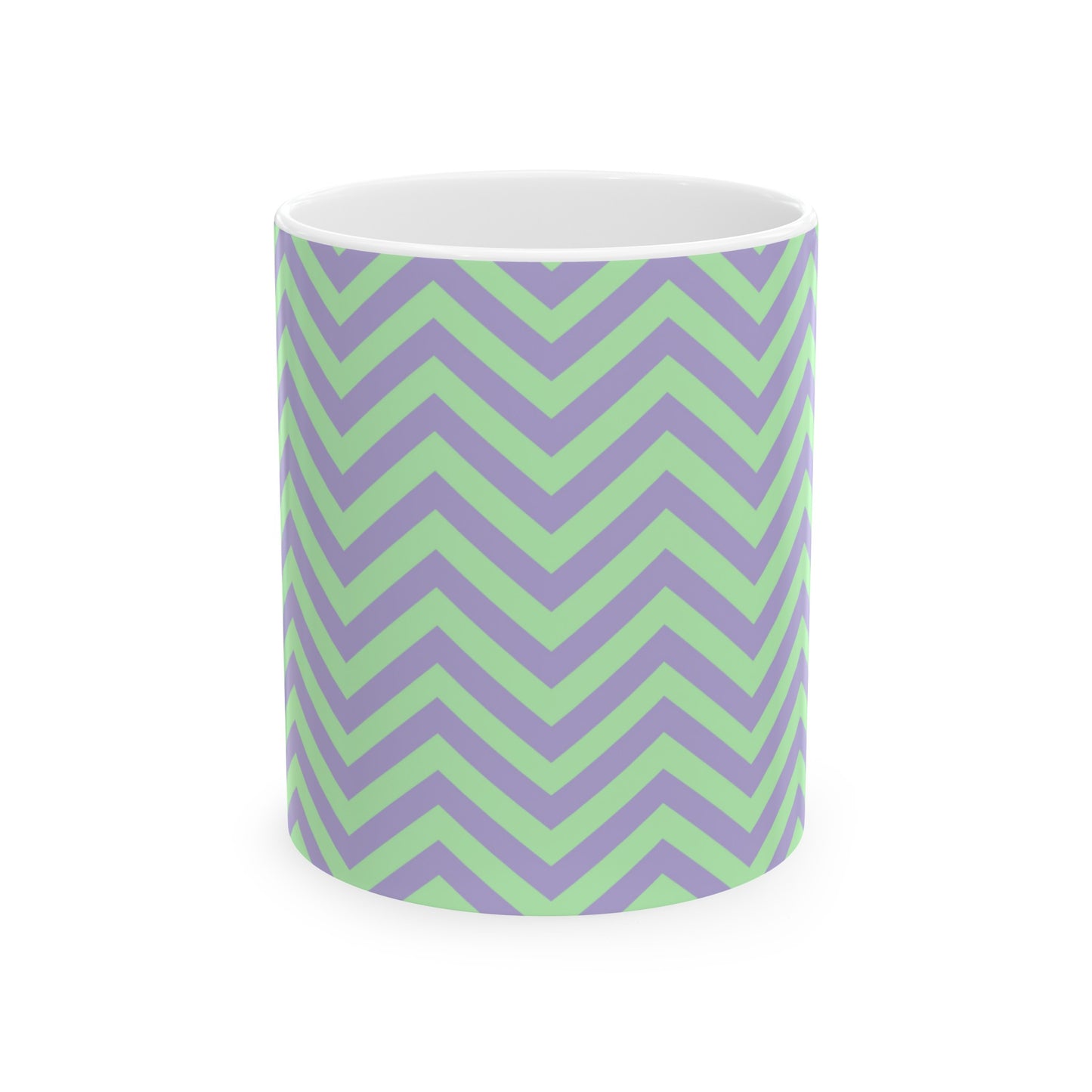Chevron Purple and Green
