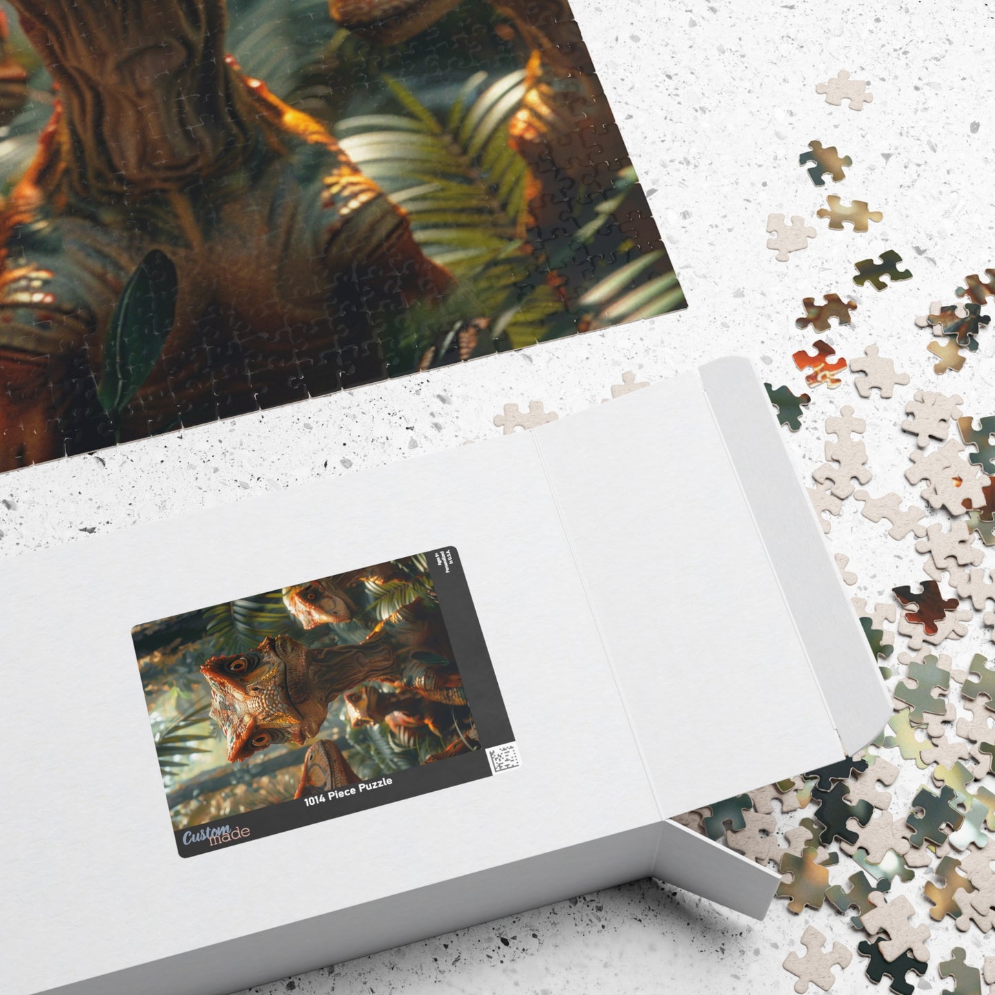 Dinosaur Raptors Stalking - 1014-Piece Jigsaw Puzzle