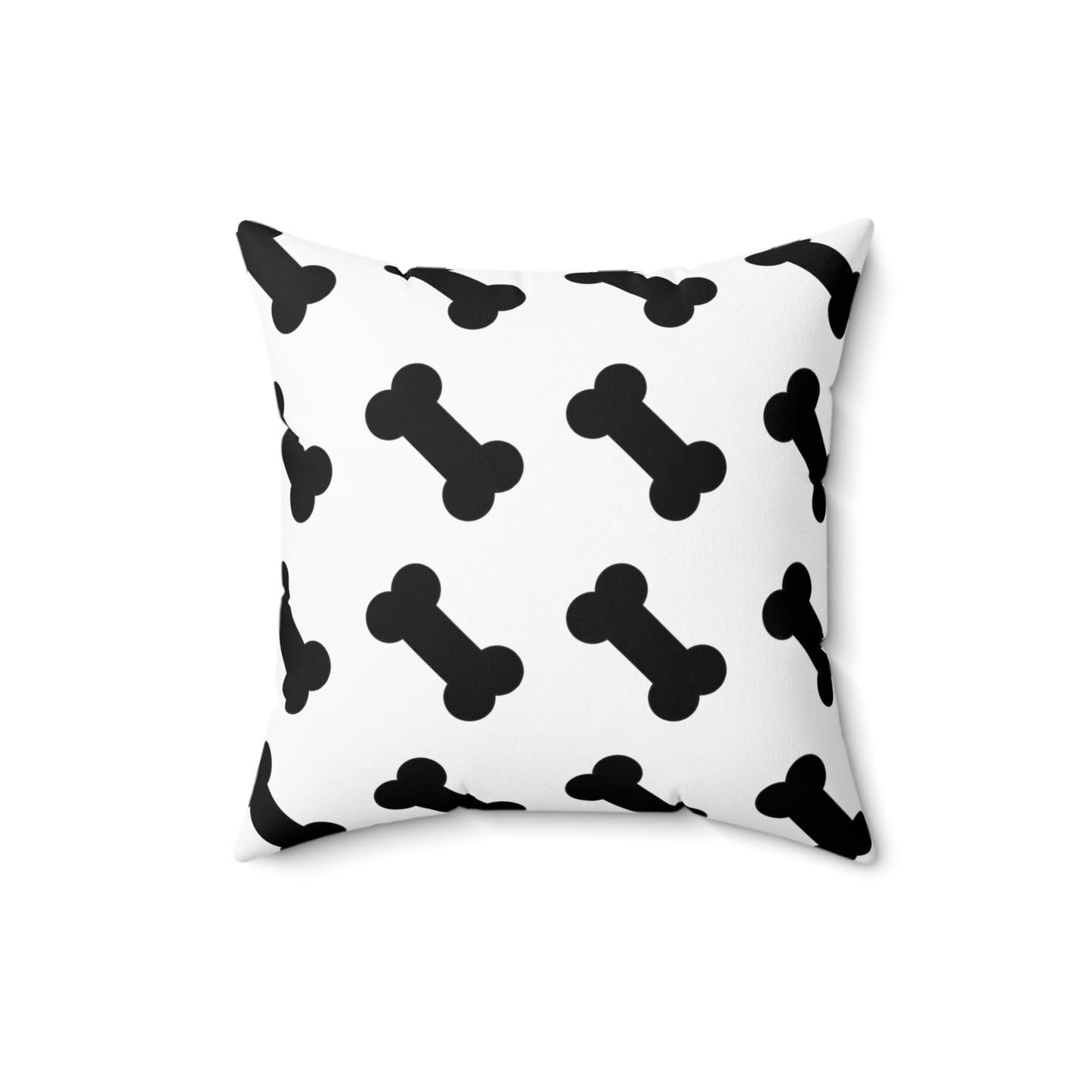 Dog Bone Print on White - Pillowcase & Pillow