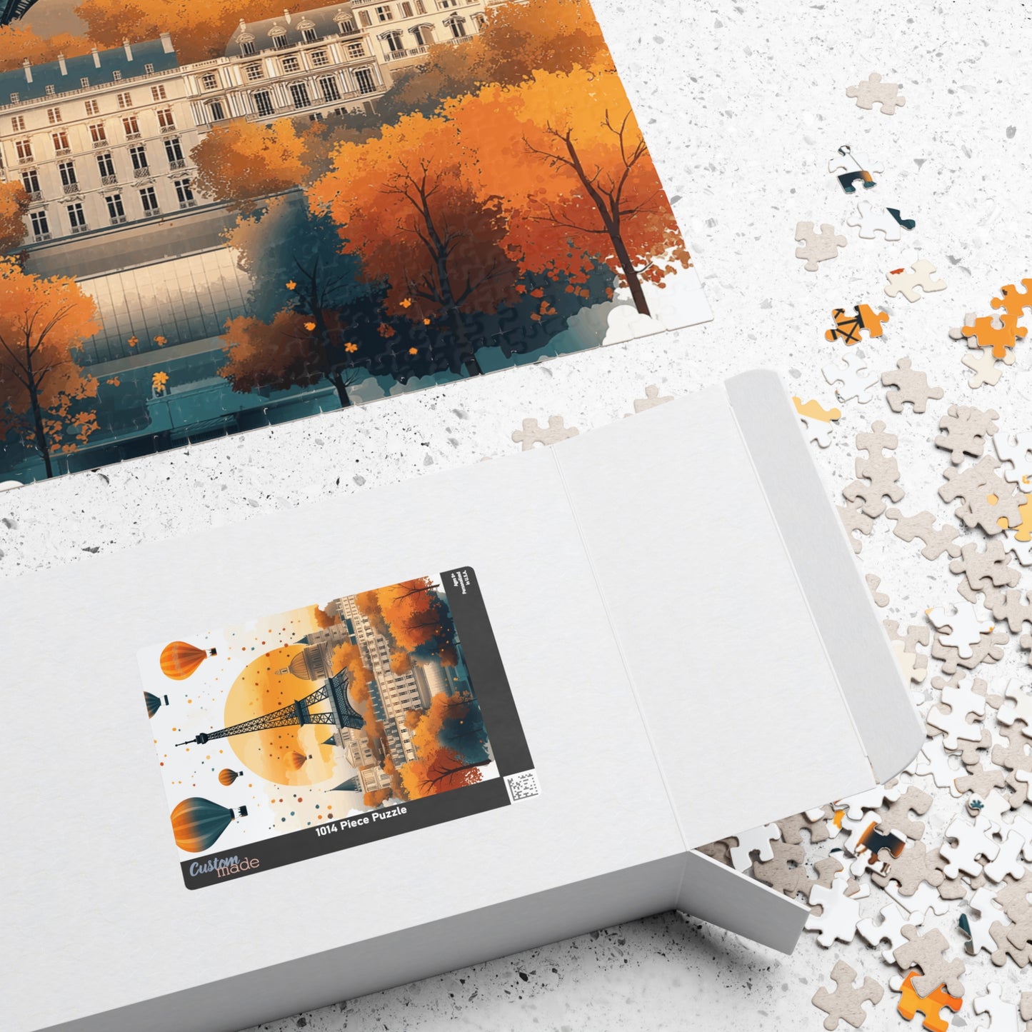 An Illustration of Paris - 1014-Piece Jigsaw Puzzle