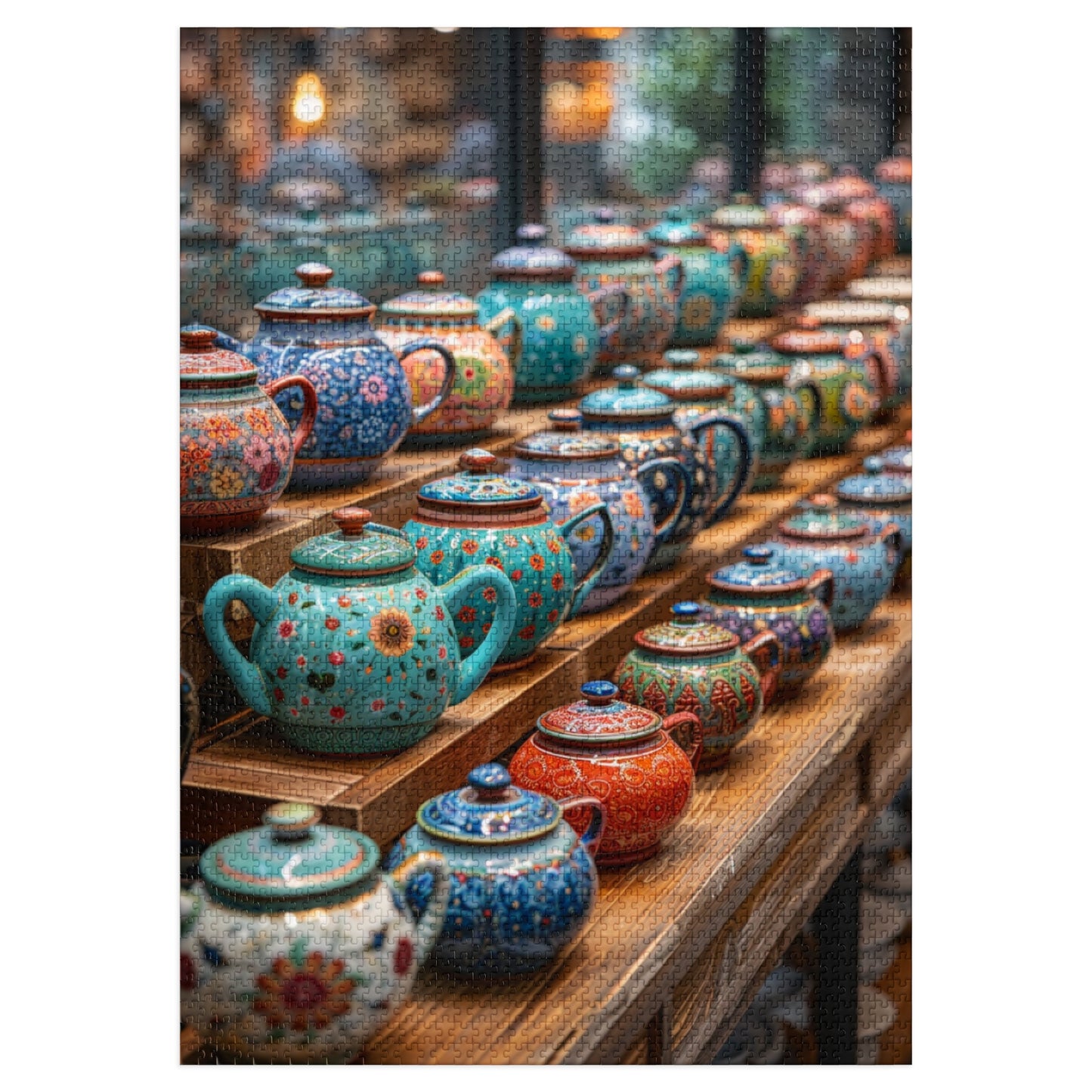 Tea Pots - 2000-Piece Jigsaw Puzzle