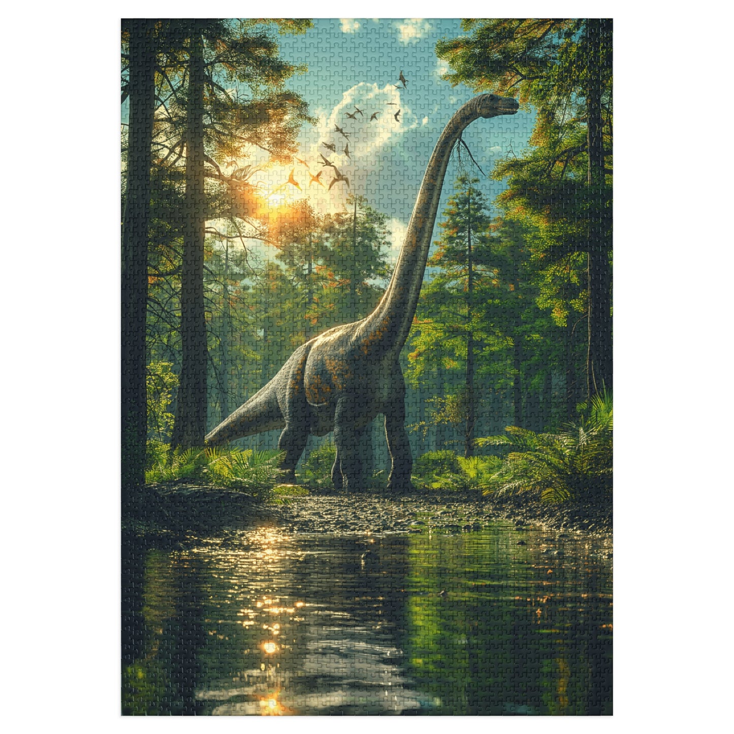Dinosaur Brachiosaurus - 2000-Piece Jigsaw Puzzle