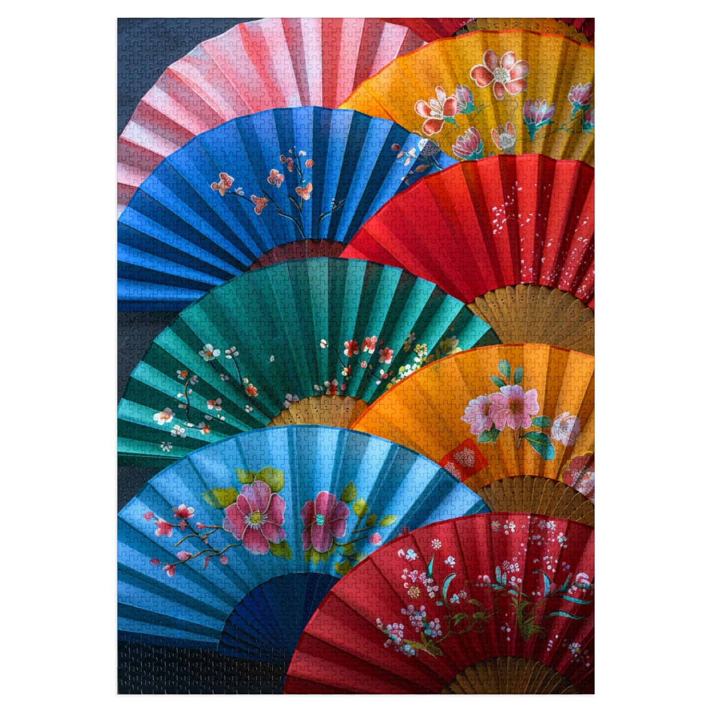 Japanese Fans - 2000-Piece Jigsaw Puzzle