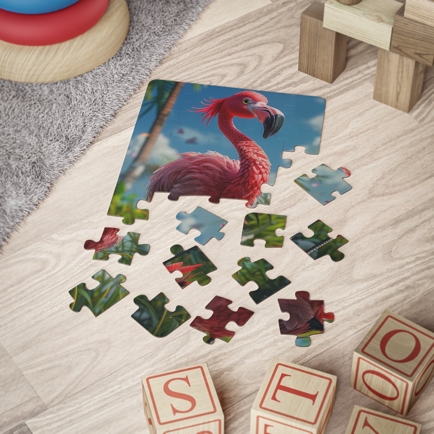 Felicity The Flamingo - 30-Piece Kids Jigsaw Puzzle