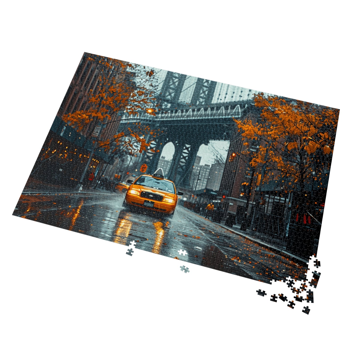 Yellow Taxi in New York - 2000-Piece Jigsaw Puzzle