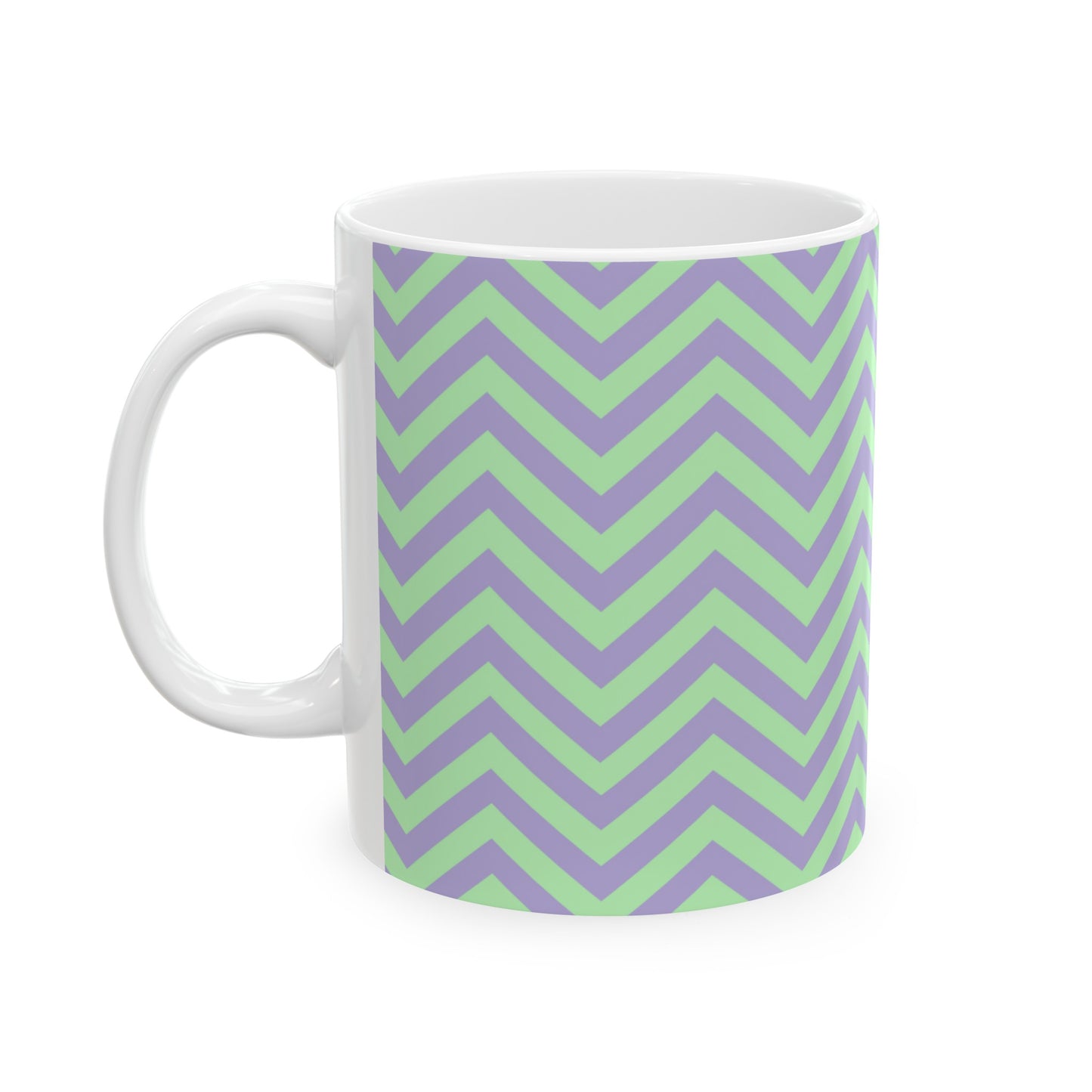 Chevron Purple and Green