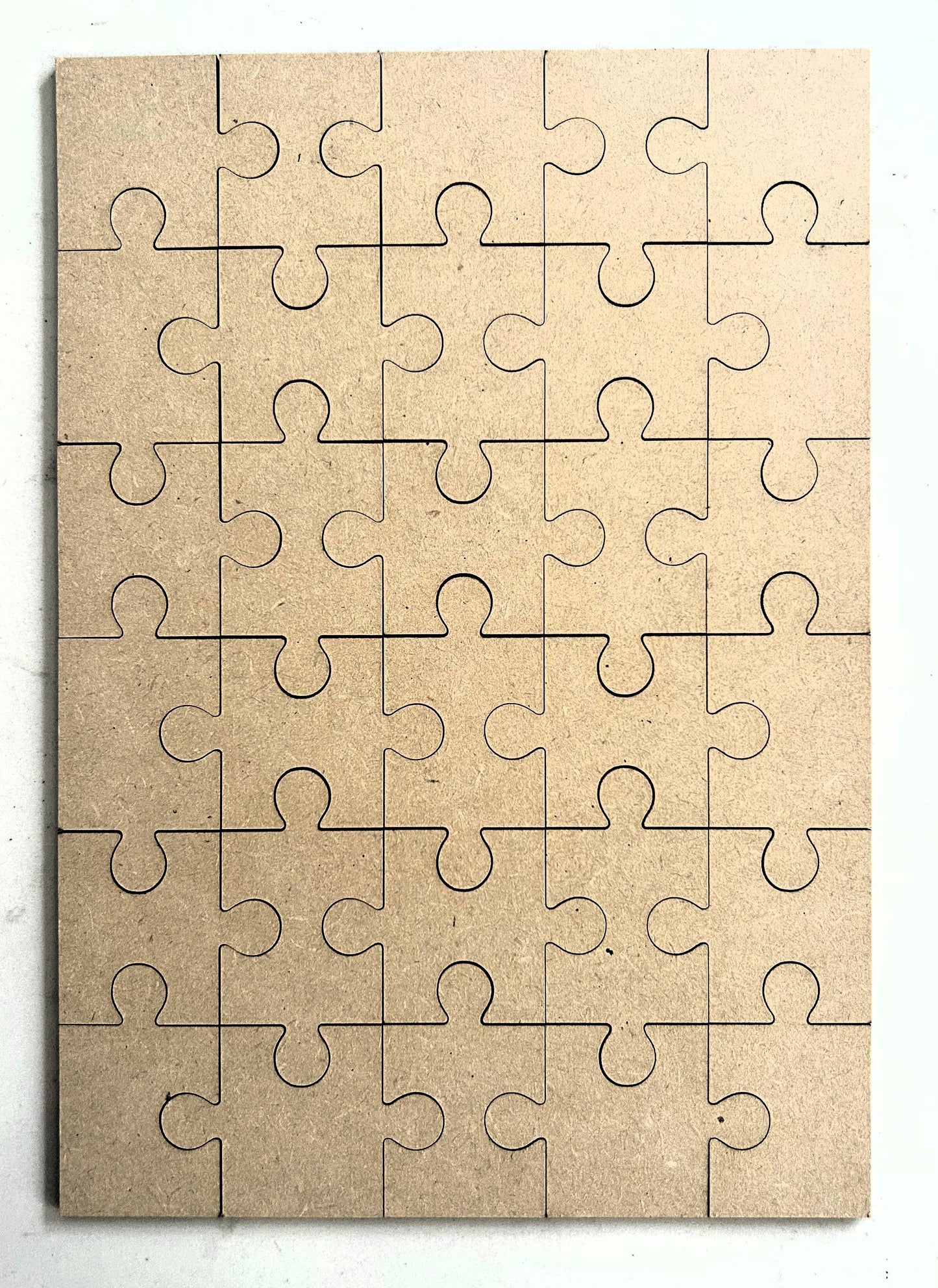 A Girl and her Dog - 30-piece wooden jigsaw puzzle with Optional Frame