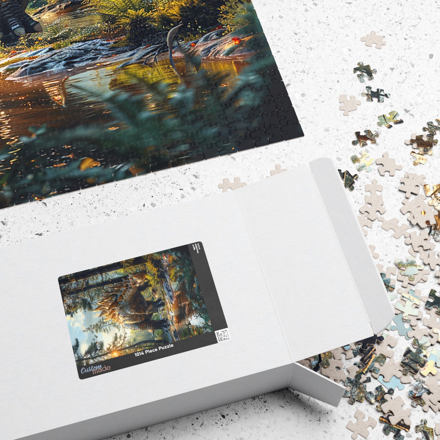 Dinosaur Stegosaurus - 1014-Piece Jigsaw Puzzle