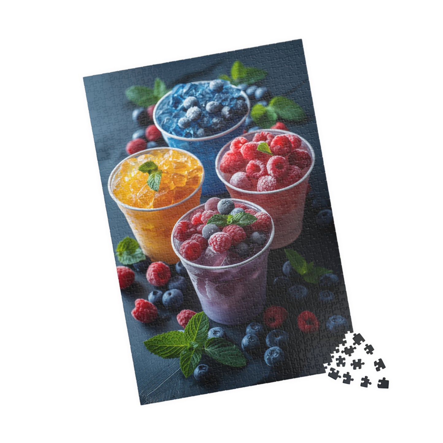 Iced Fruit Cups - 1014-Piece Jigsaw Puzzle