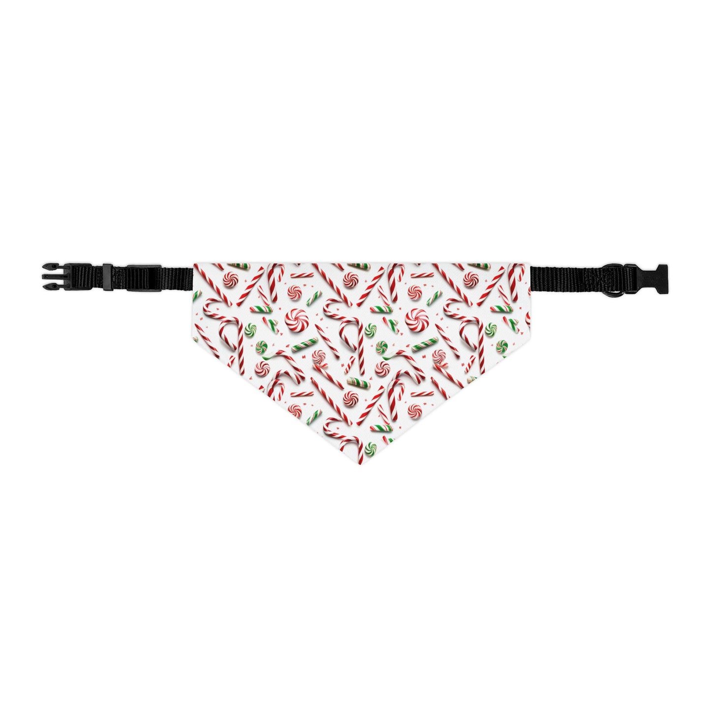 Christmas Candy Canes - Pet Bandana Collar
