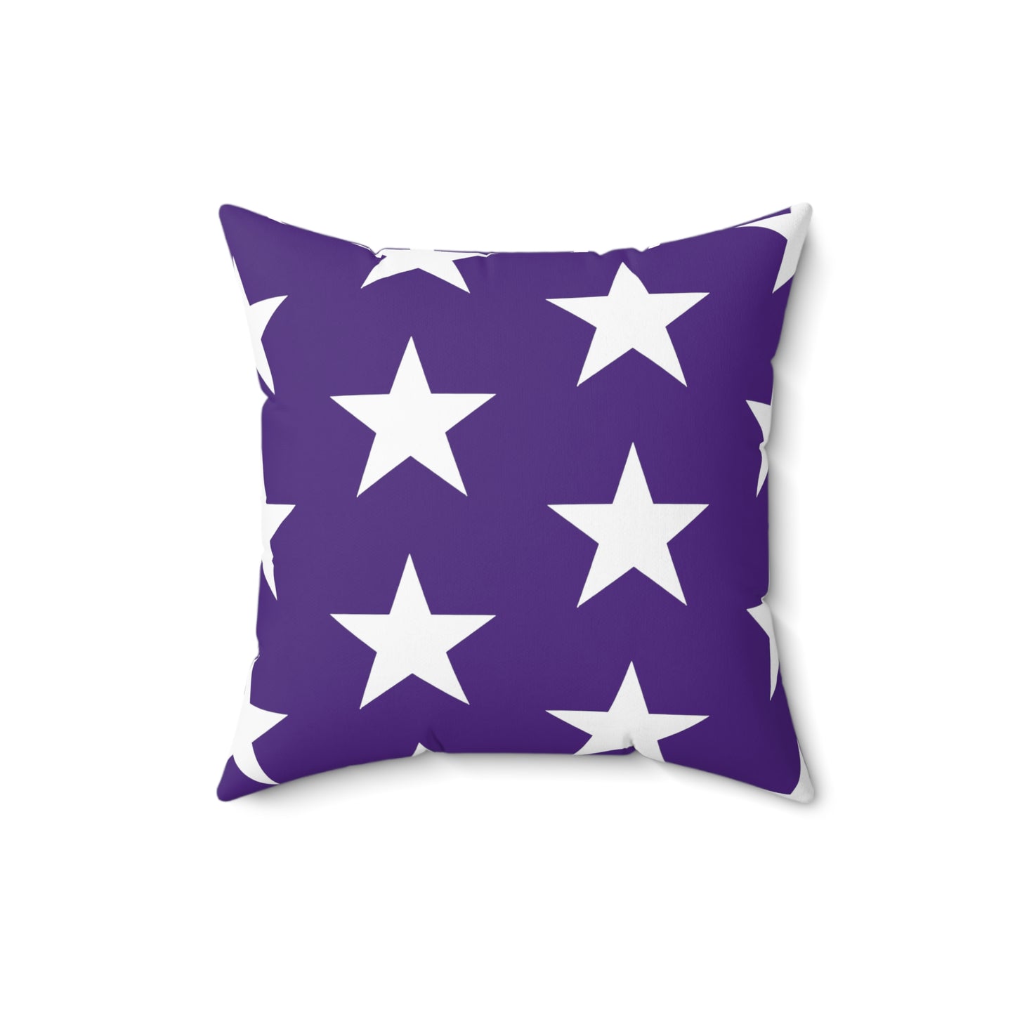 White Stars on Purple - Pillowcase & Pillow