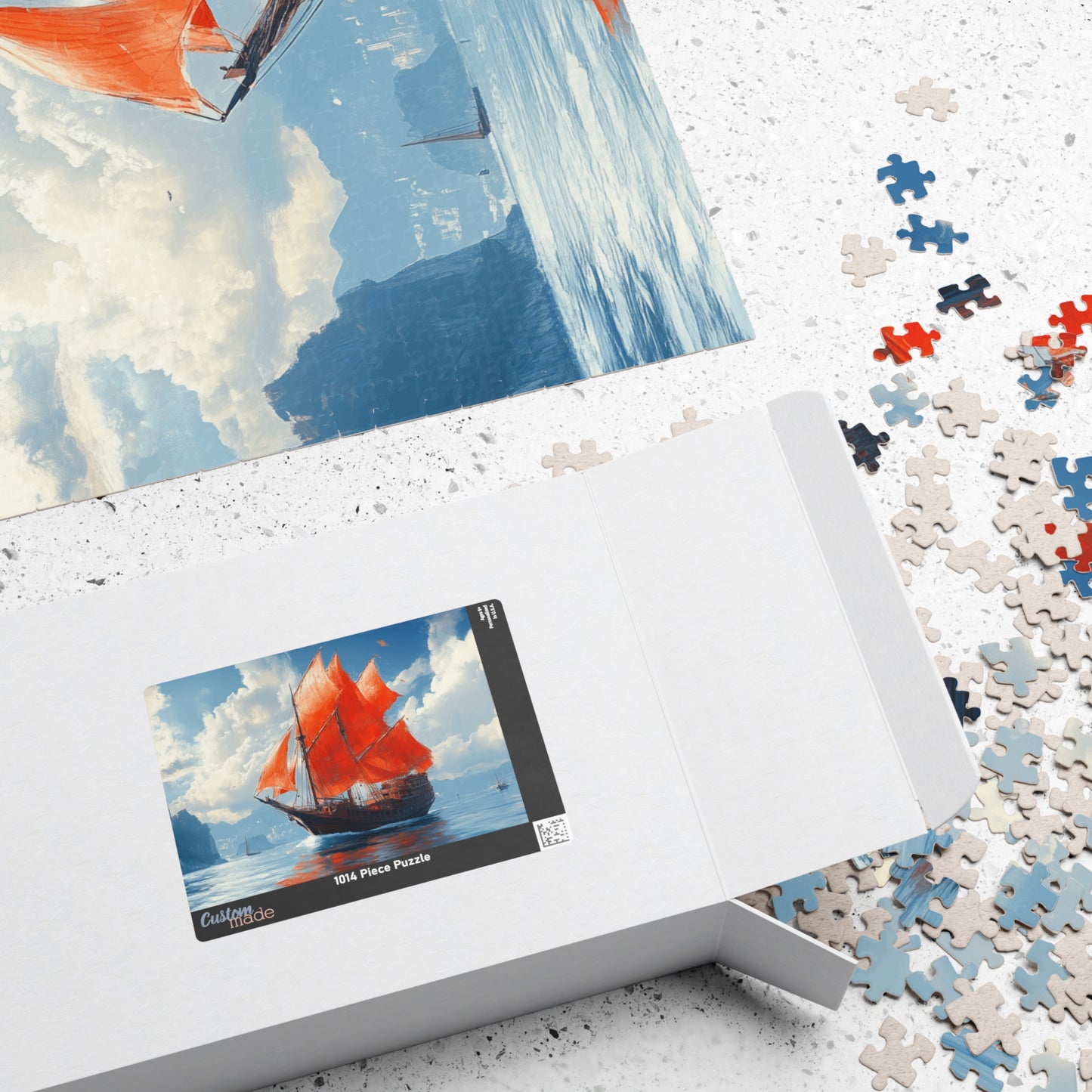 Chinese Junk Boat - 1014-Piece Jigsaw Puzzle