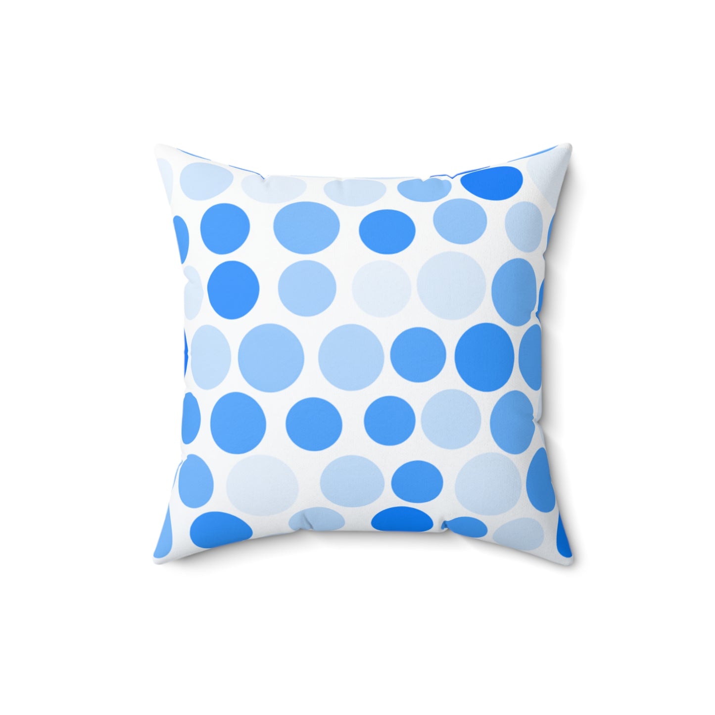Shades of Light Blue Polka Dots - Pillowcase & Pillow