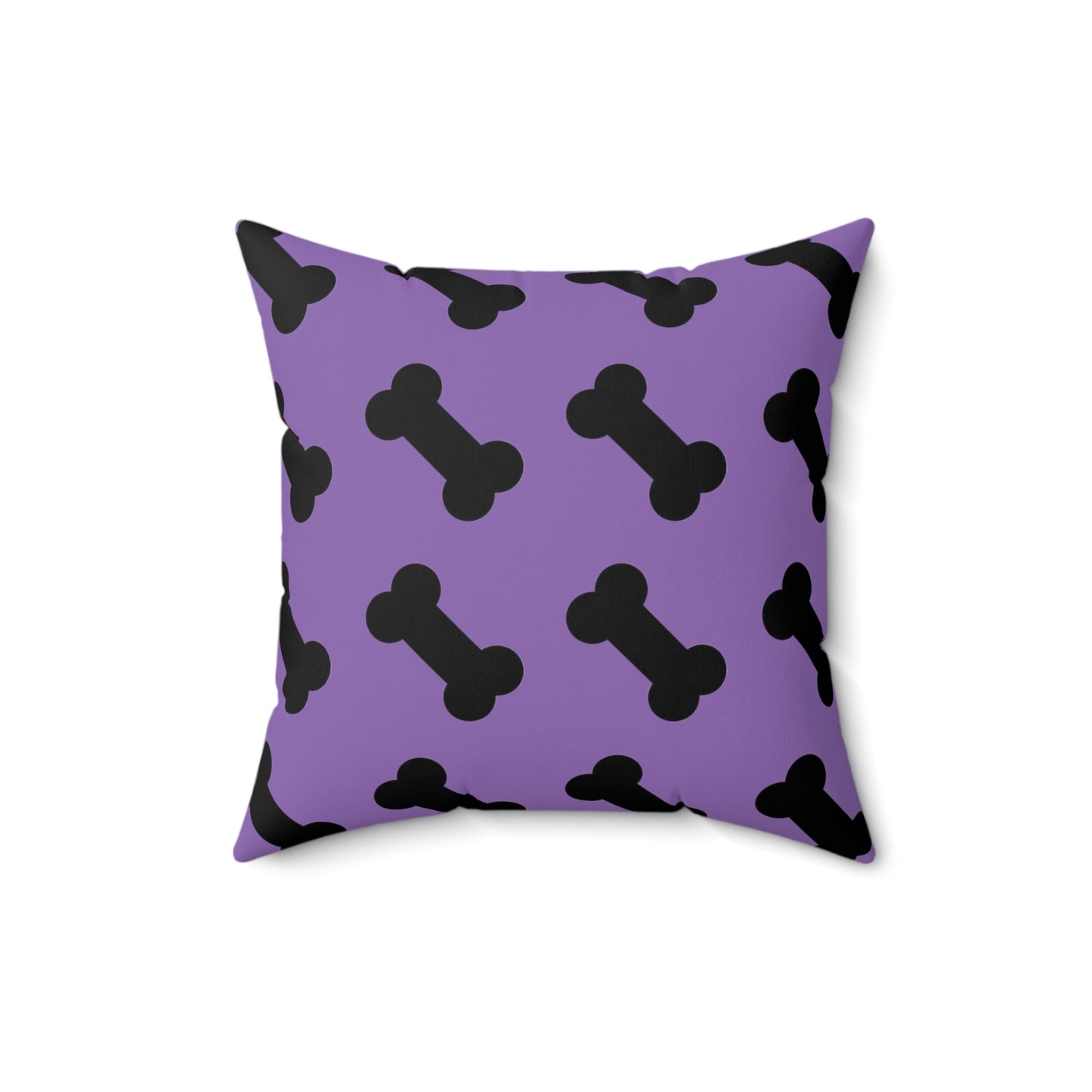 Dog Bone Print on Purple - Pillowcase & Pillow