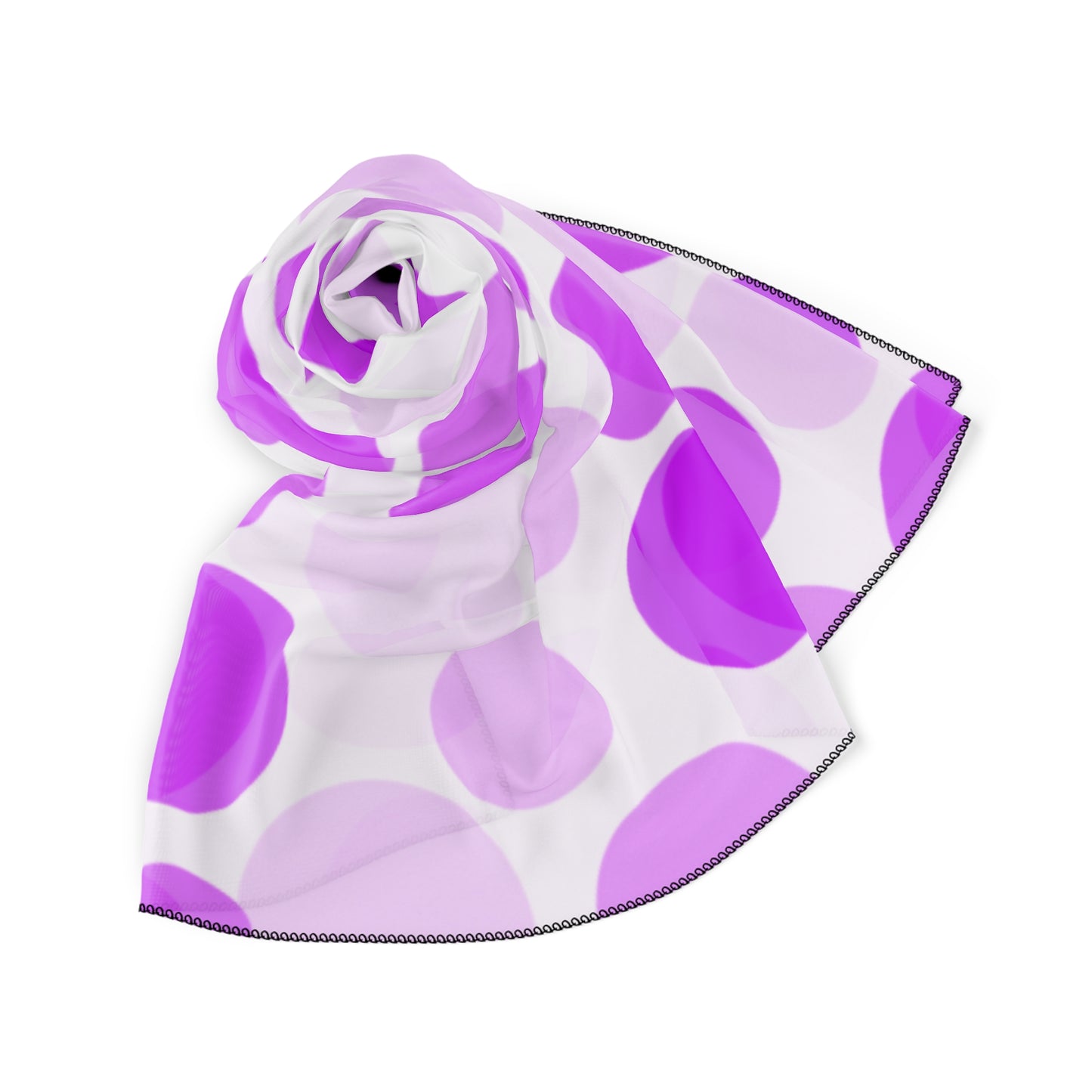 Shades of Purple Polka Dots SCarf