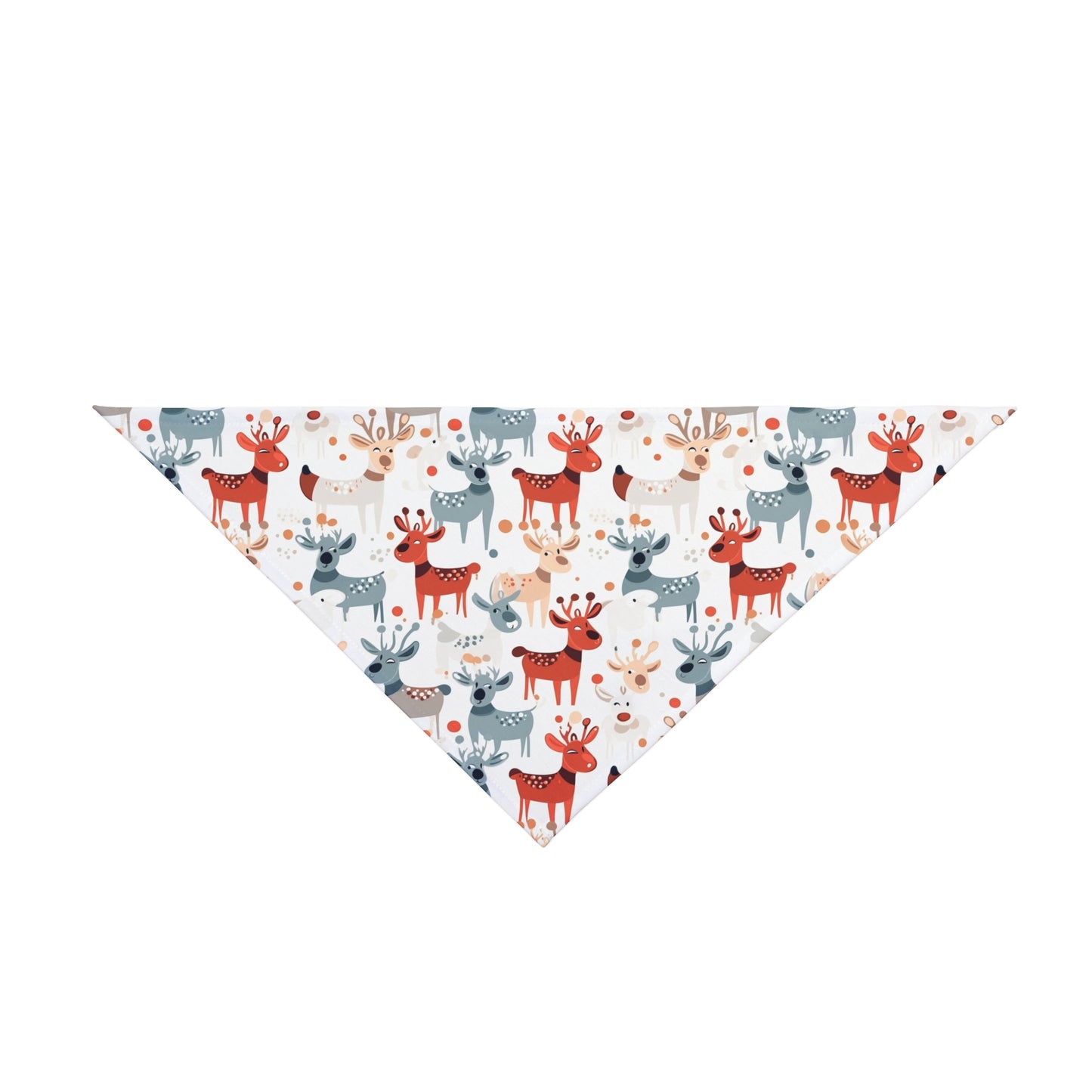 Christmas Reindeers - Tie Up Pet Bandana