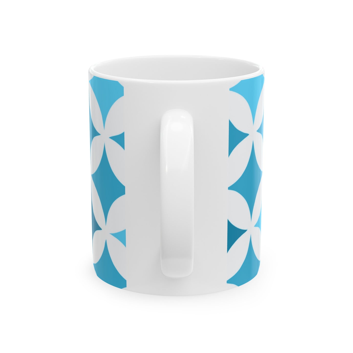 Blue and White Seamless Stars