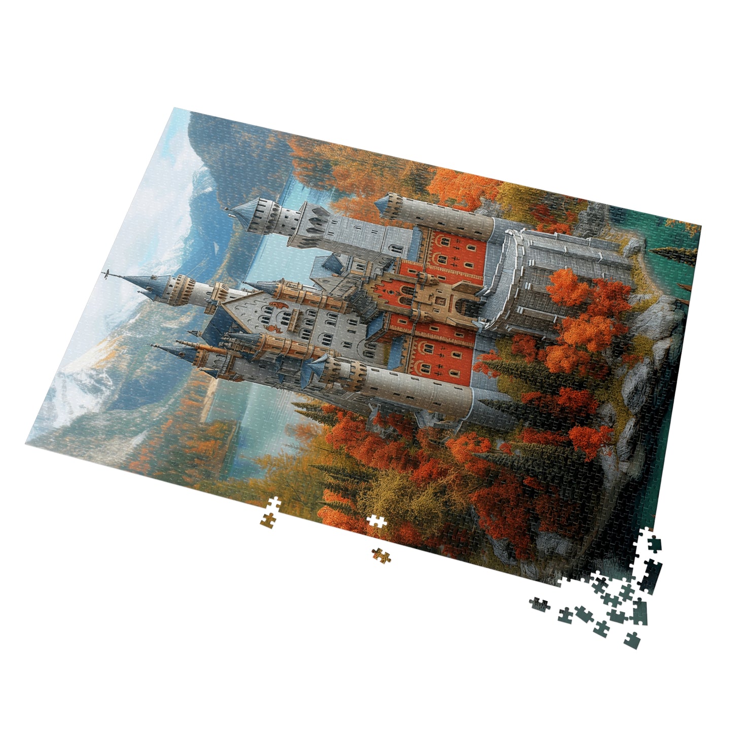 An Interpretation of Neuschwanstein Castle - 2000-Piece Jigsaw Puzzle