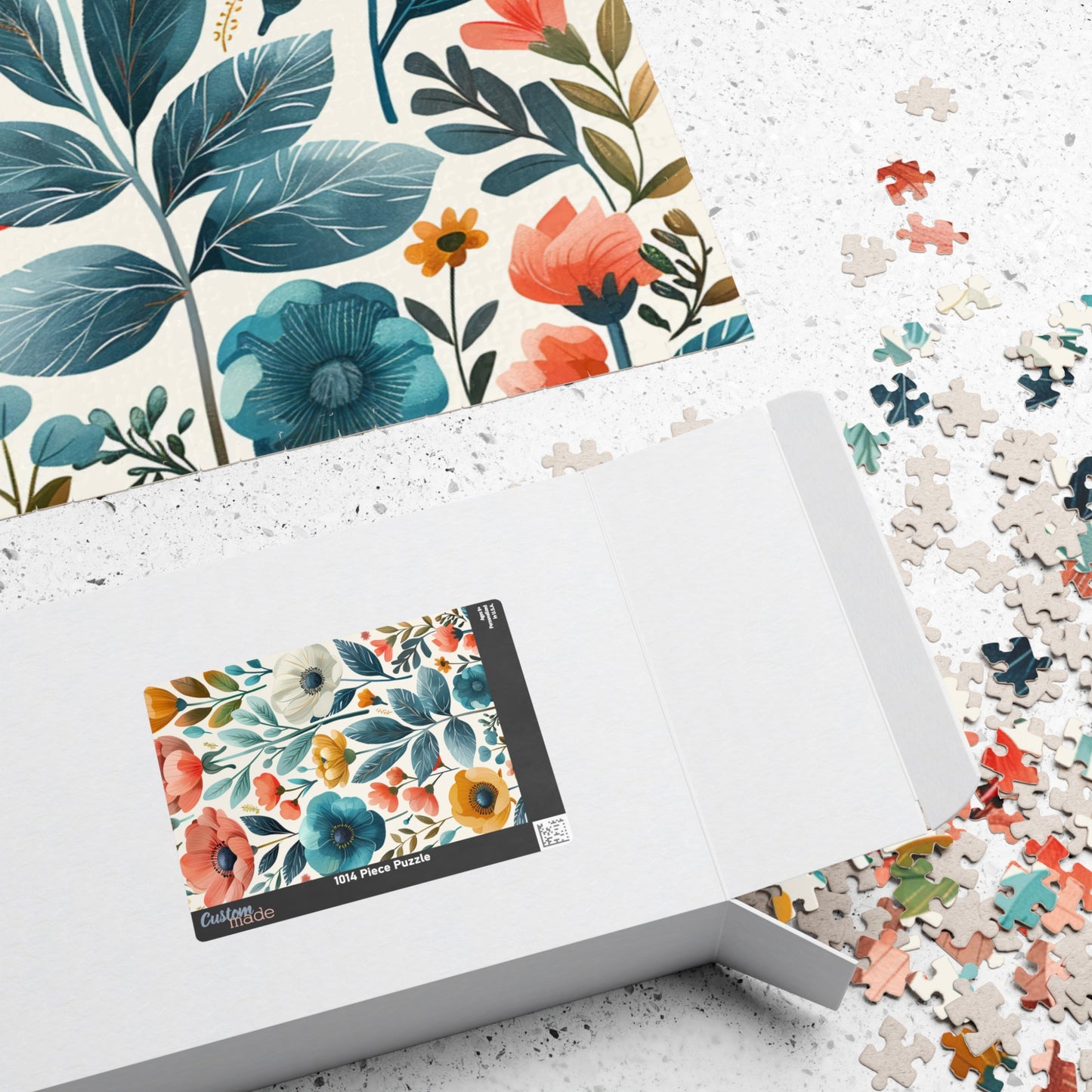 Pastel Flowers - 1014-Piece Jigsaw Puzzle
