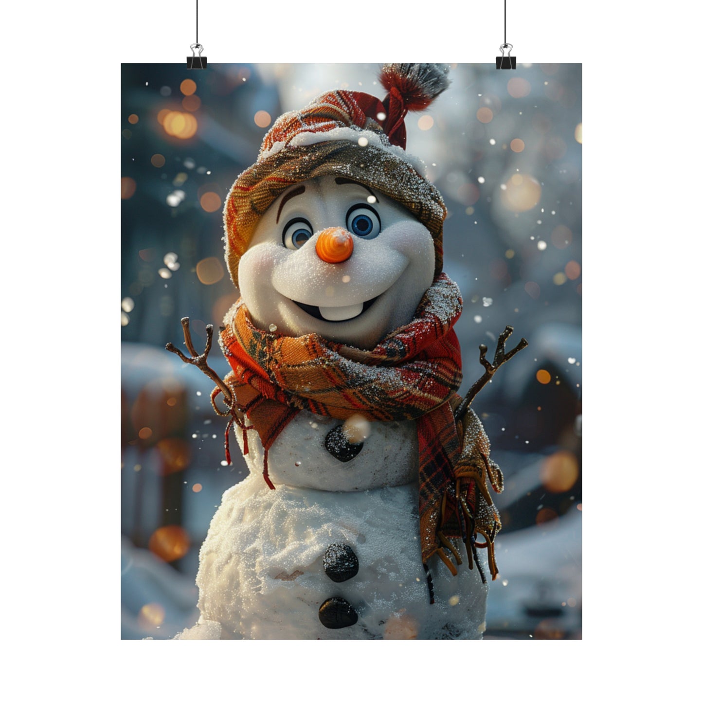 Chilly The Snowman - Physical Print Stunning Premium Poster