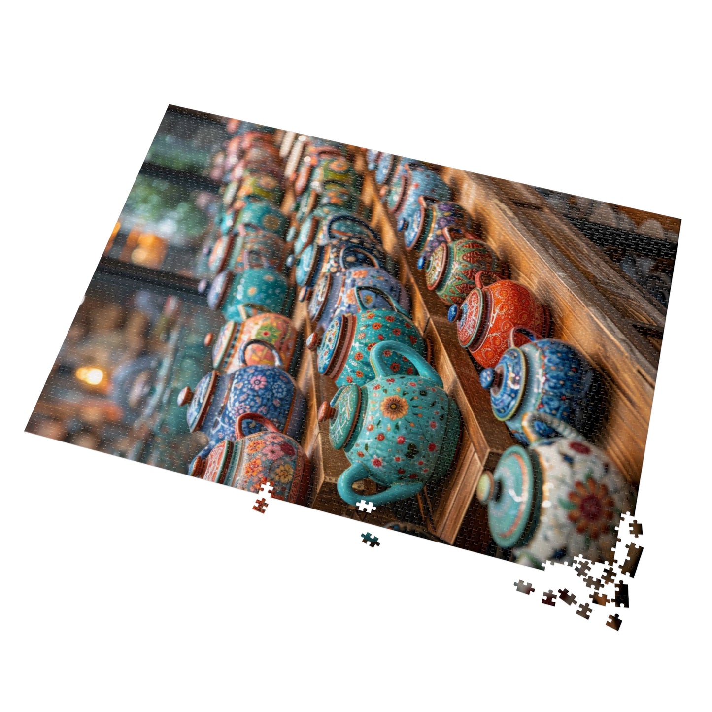 Tea Pots - 2000-Piece Jigsaw Puzzle