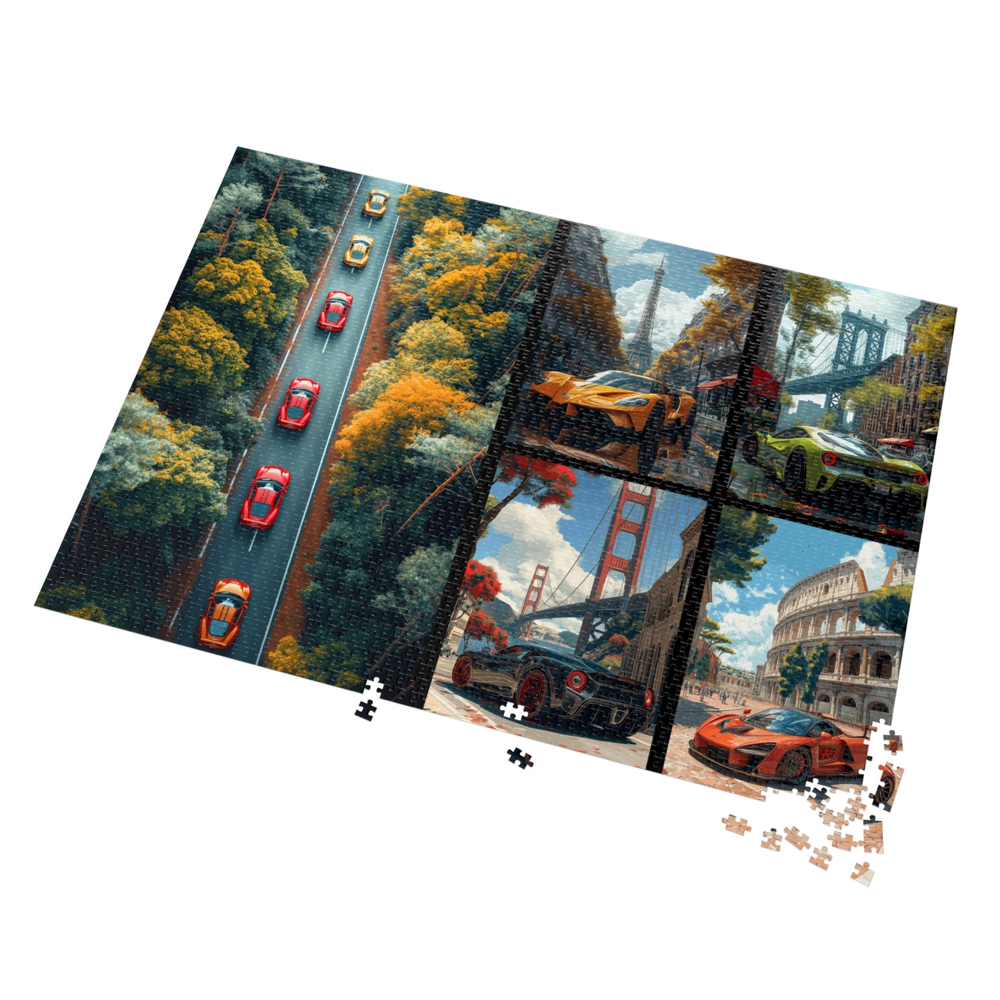 Touring Supercars - 2000-Piece Jigsaw Puzzle