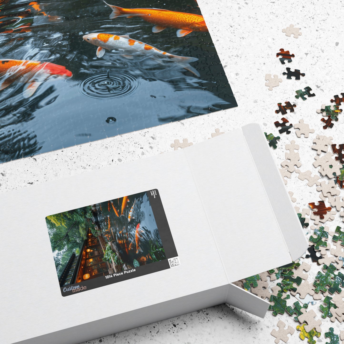 Koi Fish - 1014-Piece Jigsaw Puzzle