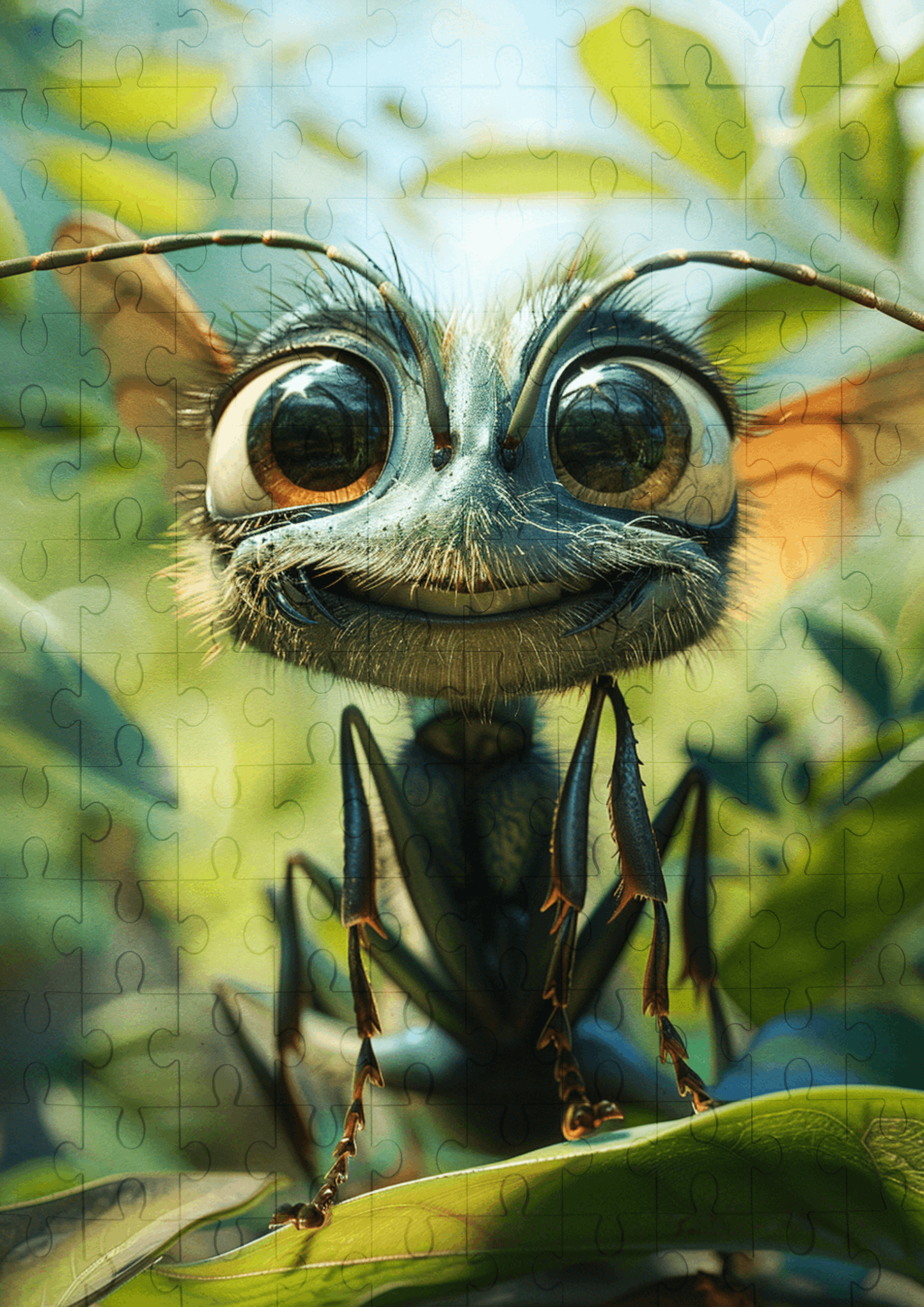 Antonia The Ant - 120-piece wooden jigsaw puzzle