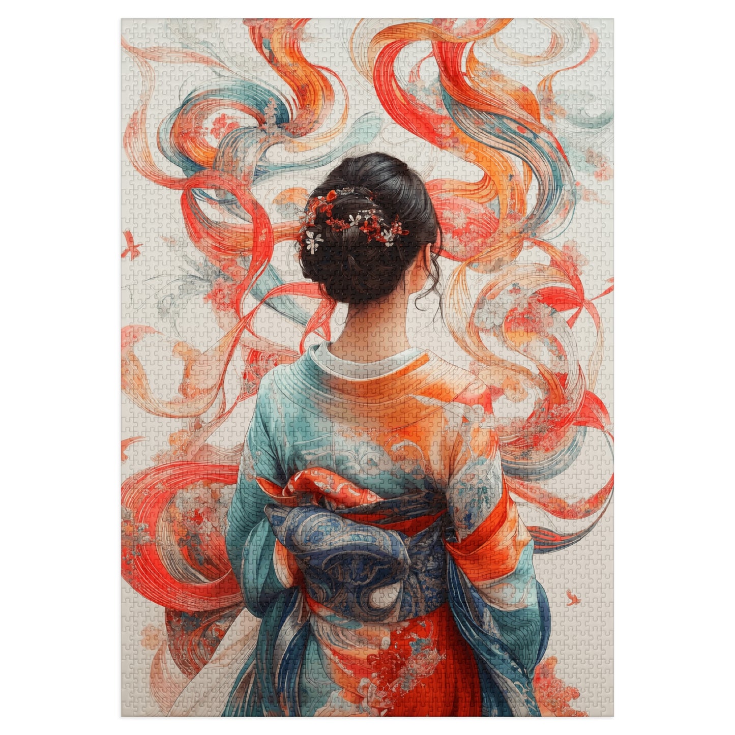 Japanese Kimono - 2000-Piece Jigsaw Puzzle