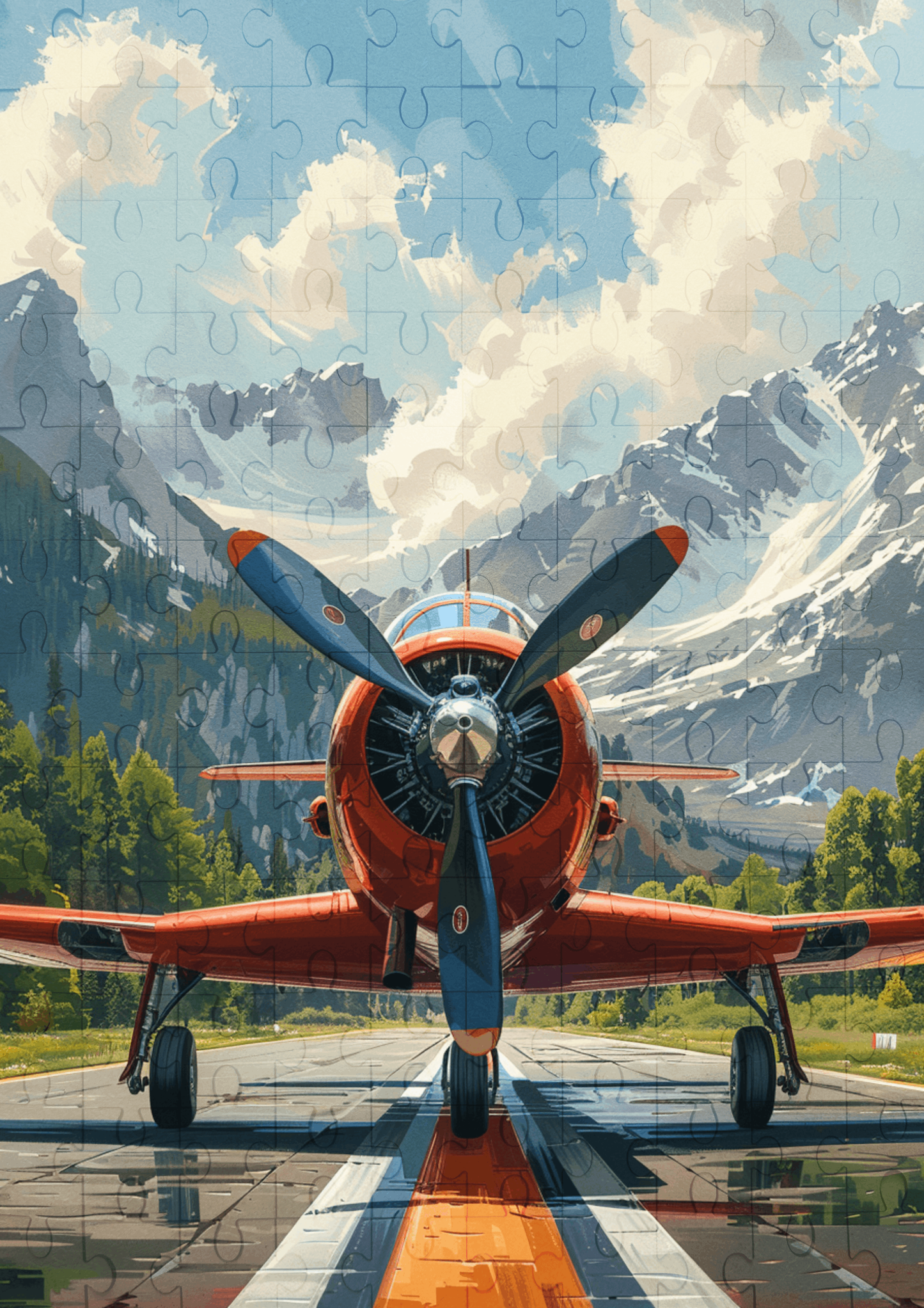 Take Off - 120-piece wooden jigsaw puzzle