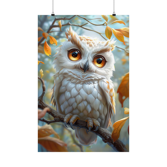 Olivia The Owl - Physical Print Stunning Premium Poster