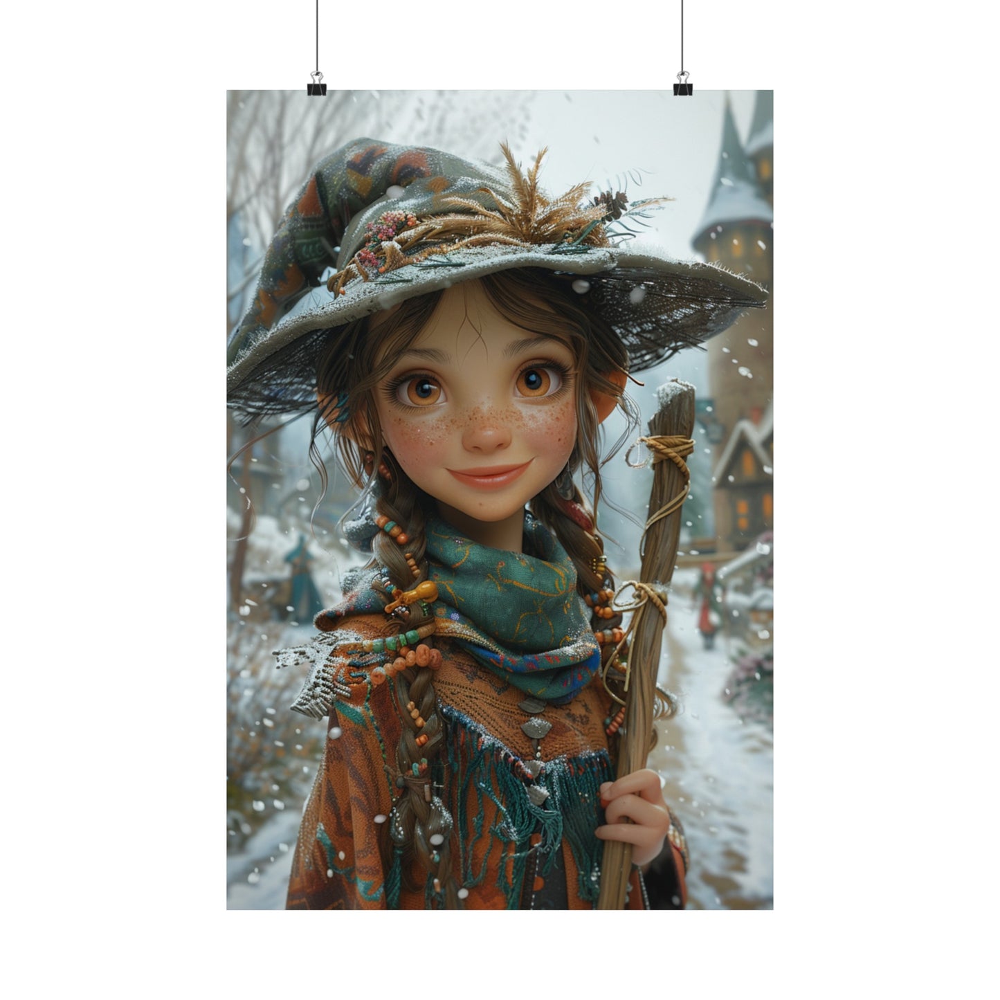 Wendy The Friendly Witch - Physical Print Stunning Premium Poster