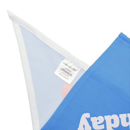 Happy Birthday on Blue - Tie Up Pet Bandana