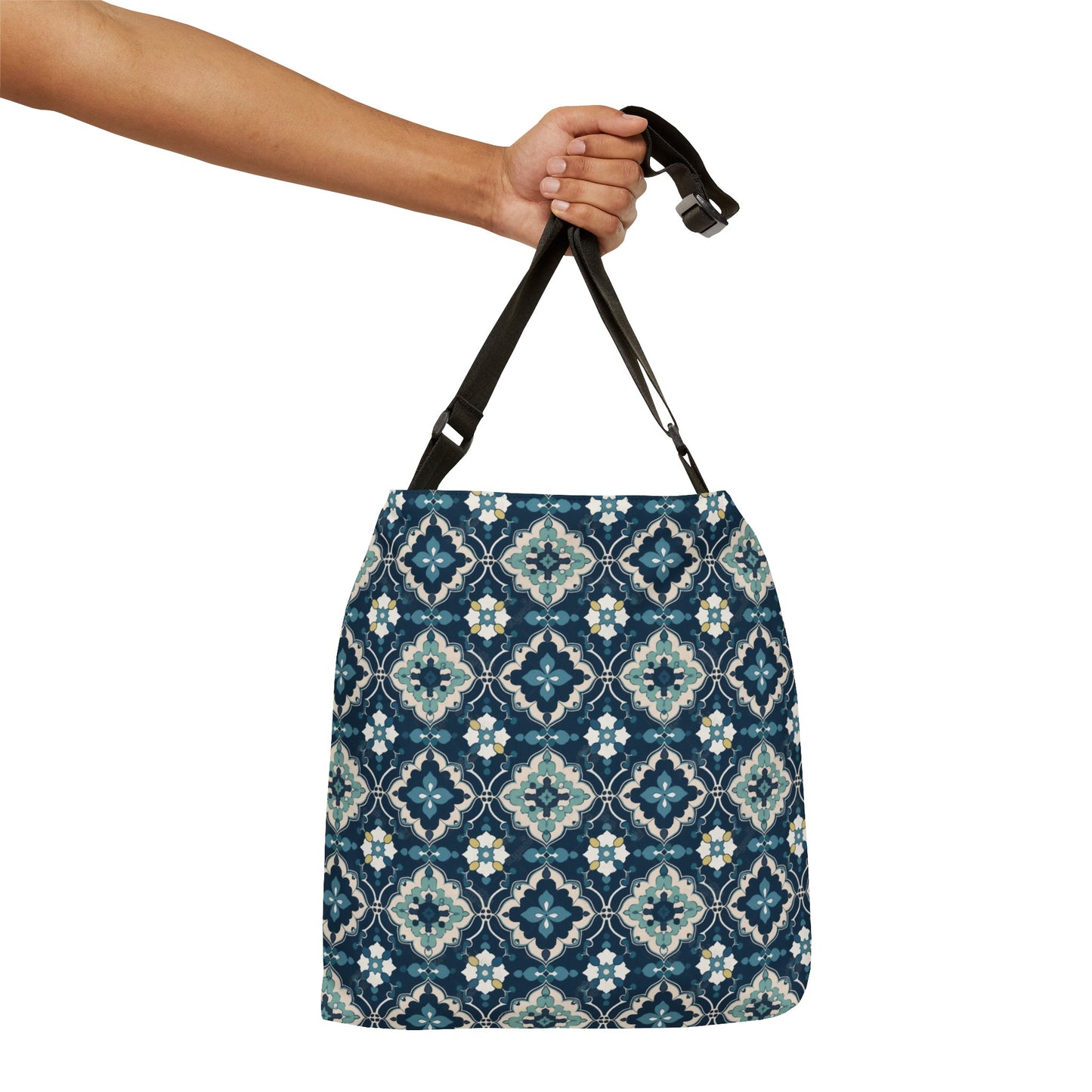 Quatrefoil Print Blue - Tote Bag