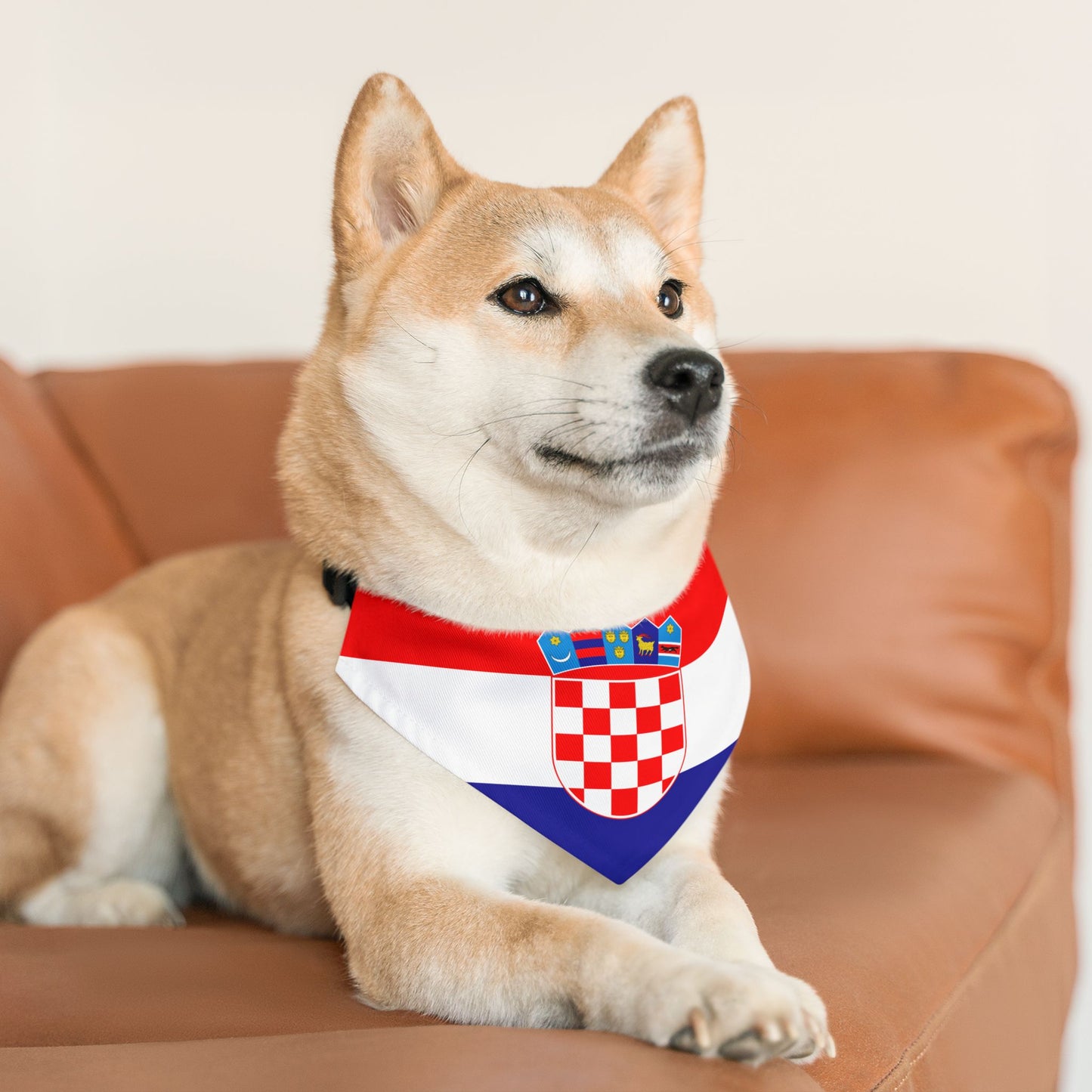 Croatia Flag - Pet Bandana Collar