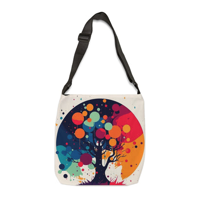 Rainbow Shapes On A Tree - Tote Bag